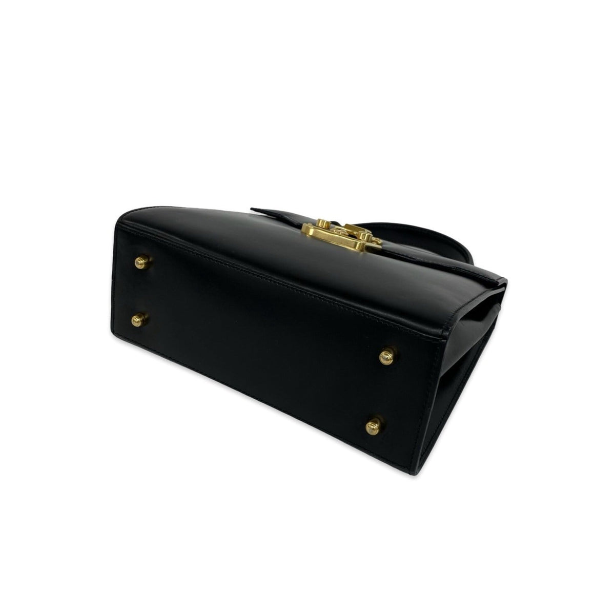 Gucci Black Leather Handbag Shoulder Bag (Pre-Owned)