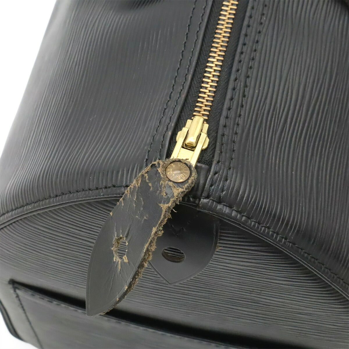 Louis Vuitton Black Noir Epi Leather Boston Bag Handbag (Pre-Owned)