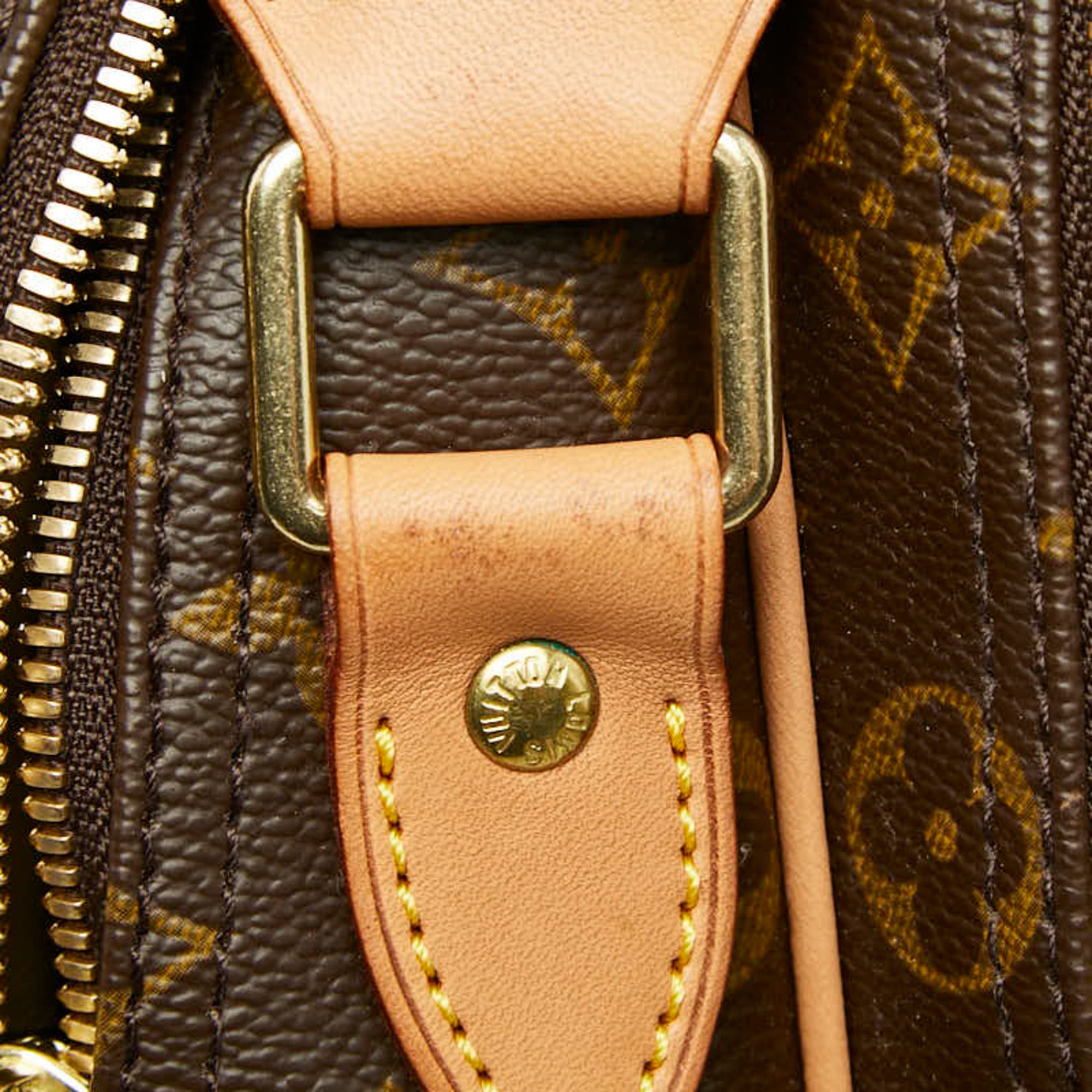 Louis Vuitton Brown Pvc Leather Shoulder Bag (Pre-Owned)