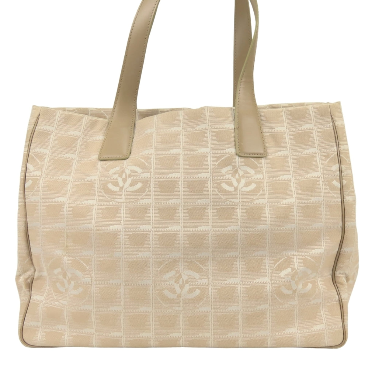 Chanel New Travel Line Beige New Travel Line Tote Bag (Pre-Owned)