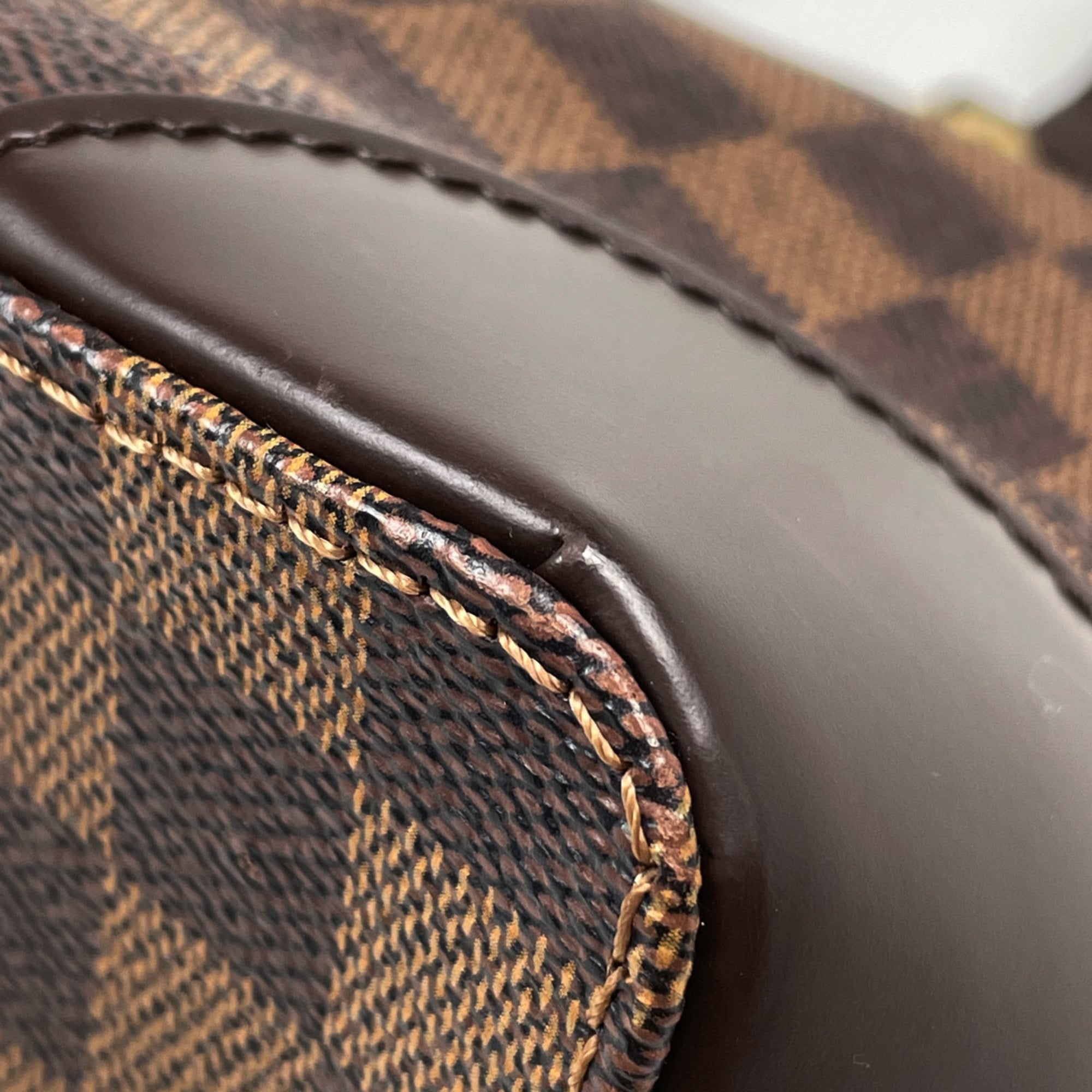 Louis Vuitton Damier Brown Damier Canvas Tote Bag (Pre-Owned)