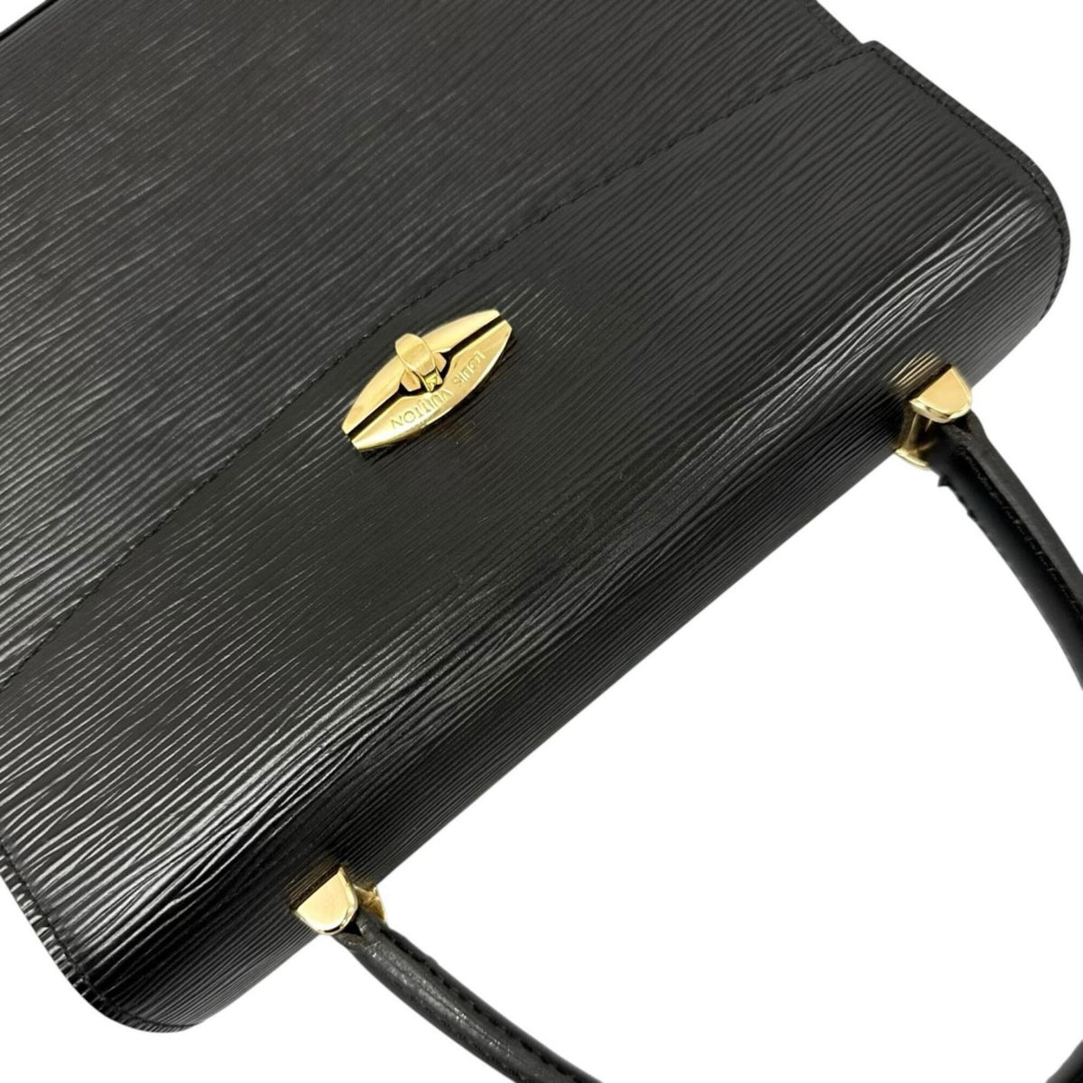 Louis Vuitton Black Epi Leather Handbag (Pre-Owned)
