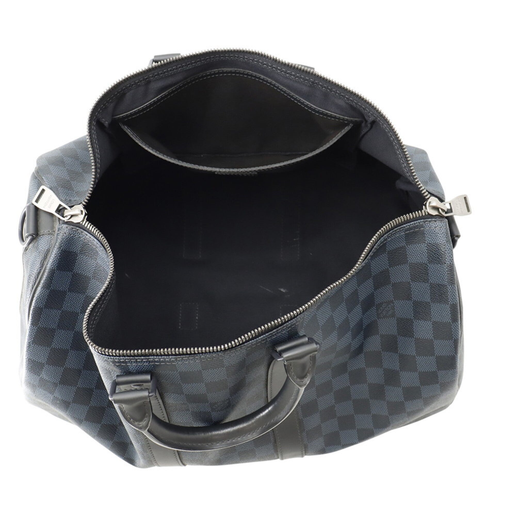 Louis Vuitton Damier Cobalt Cobalt Noir Boston Bag Handbag (Pre-Owned)