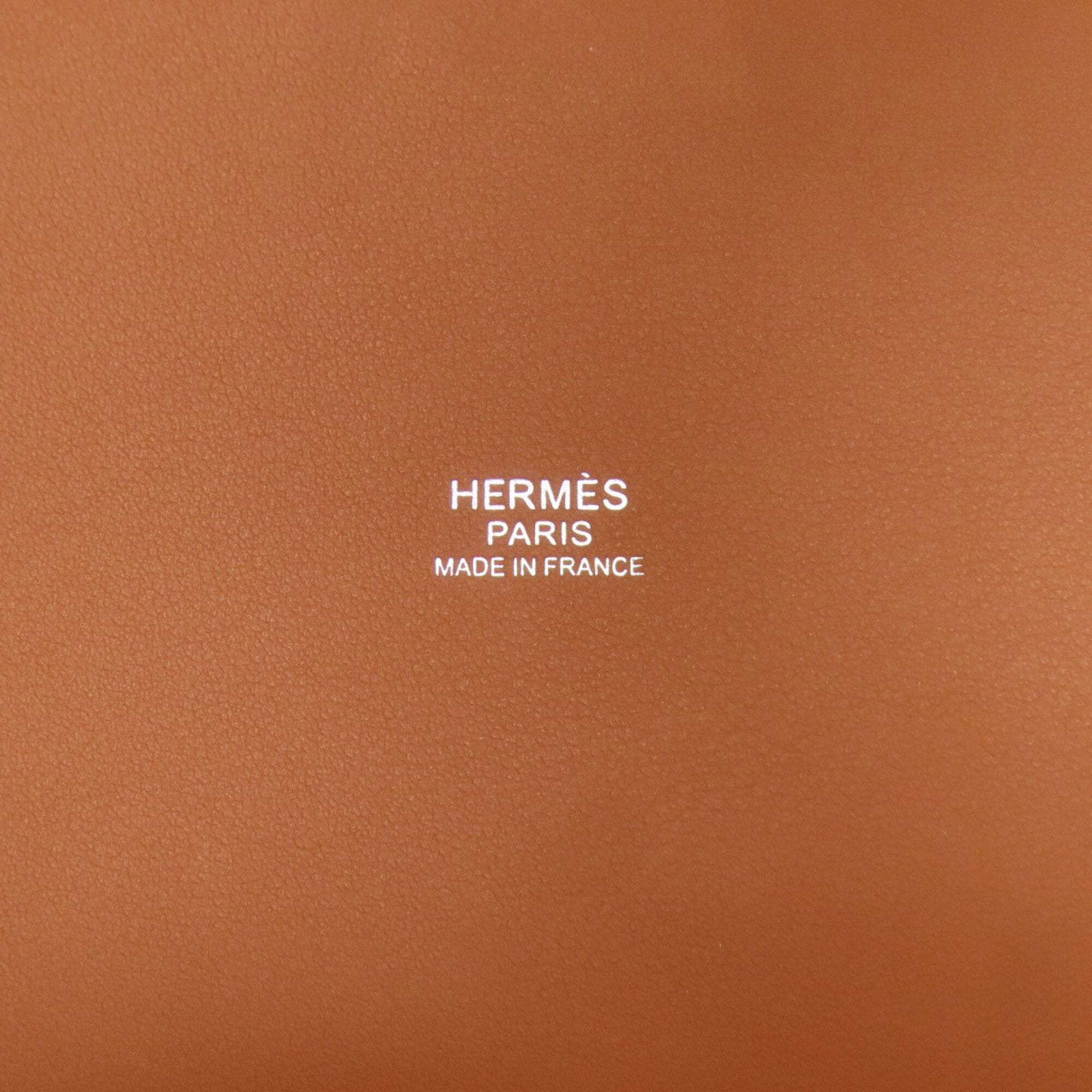 Hermes Picotin Ecru Fauve Gold Toile H Swift Leather Handbag (Pre-Owned)