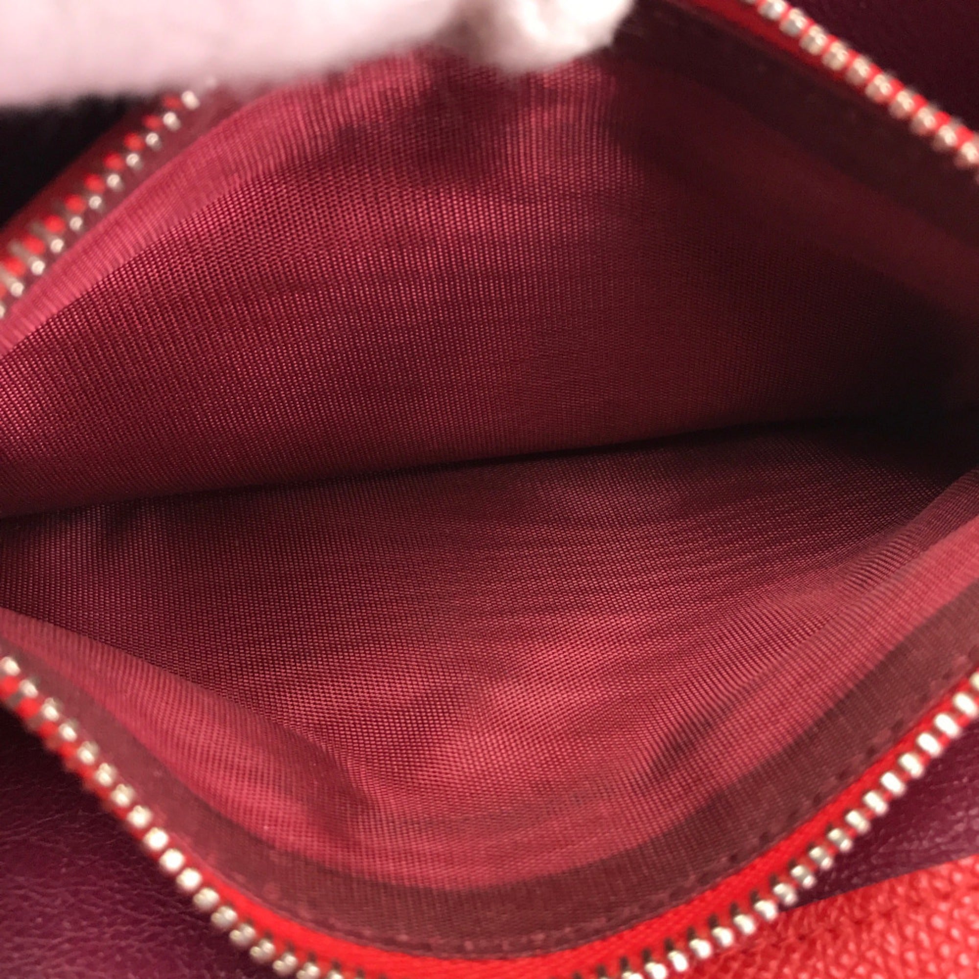 Bvlgari Bvlgari Bvlgari Red Color Leather Long Wallet (Bi-Fold) (Pre-Owned)