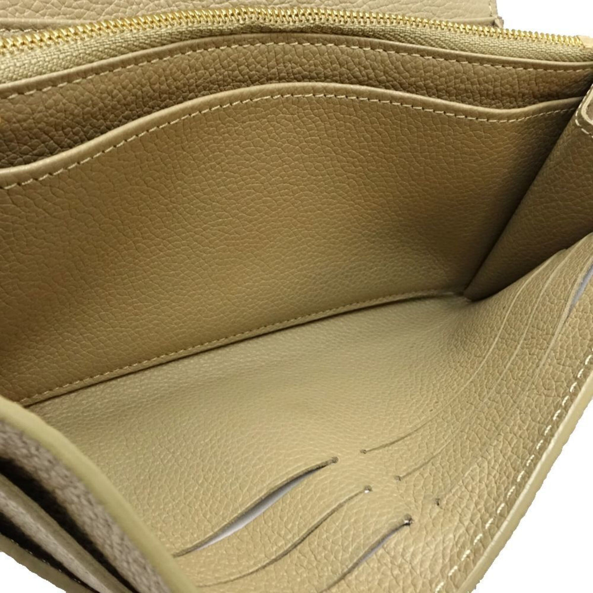 Louis Vuitton Monogram Empreinte Beige Monogram Empreinte Long Wallet (Bi-Fold) (Pre-Owned)