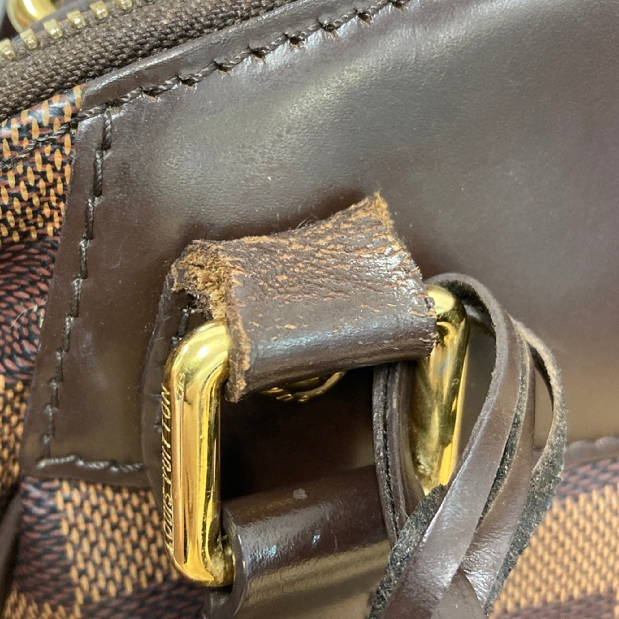 Louis Vuitton Brown Pvc Leather Handbag (Pre-Owned)