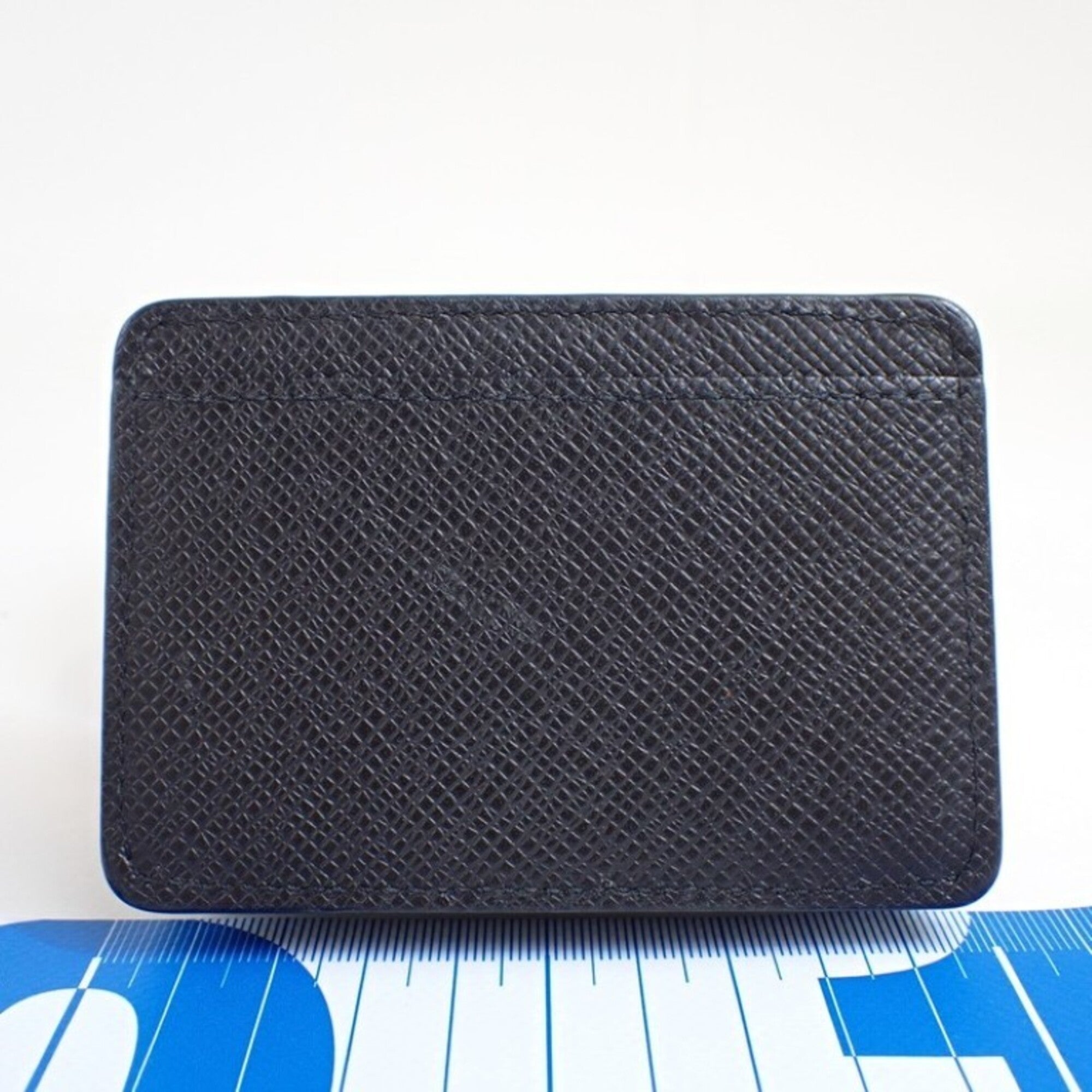 Louis Vuitton Ardoise Black Taiga Leather Coin Purse/Coin Case (Pre-Owned)