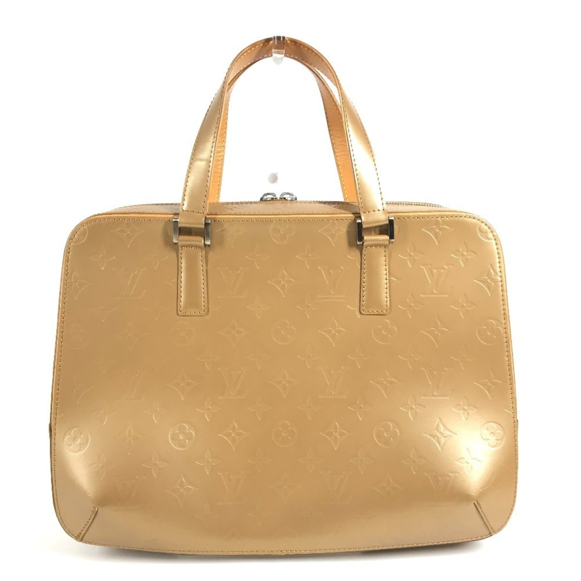 Louis Vuitton Ambre Beige Monogram Mat Leather Handbag Tote Bag (Pre-Owned)