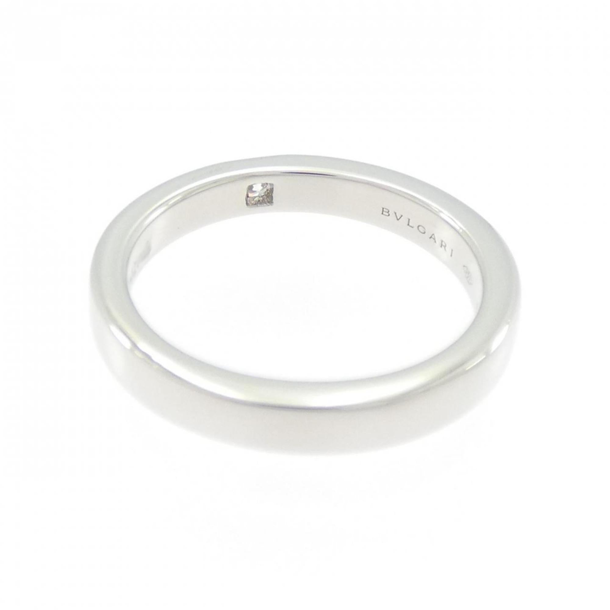 Bvlgari Platinum Platinum 950 Band Ring (Pre-Owned)