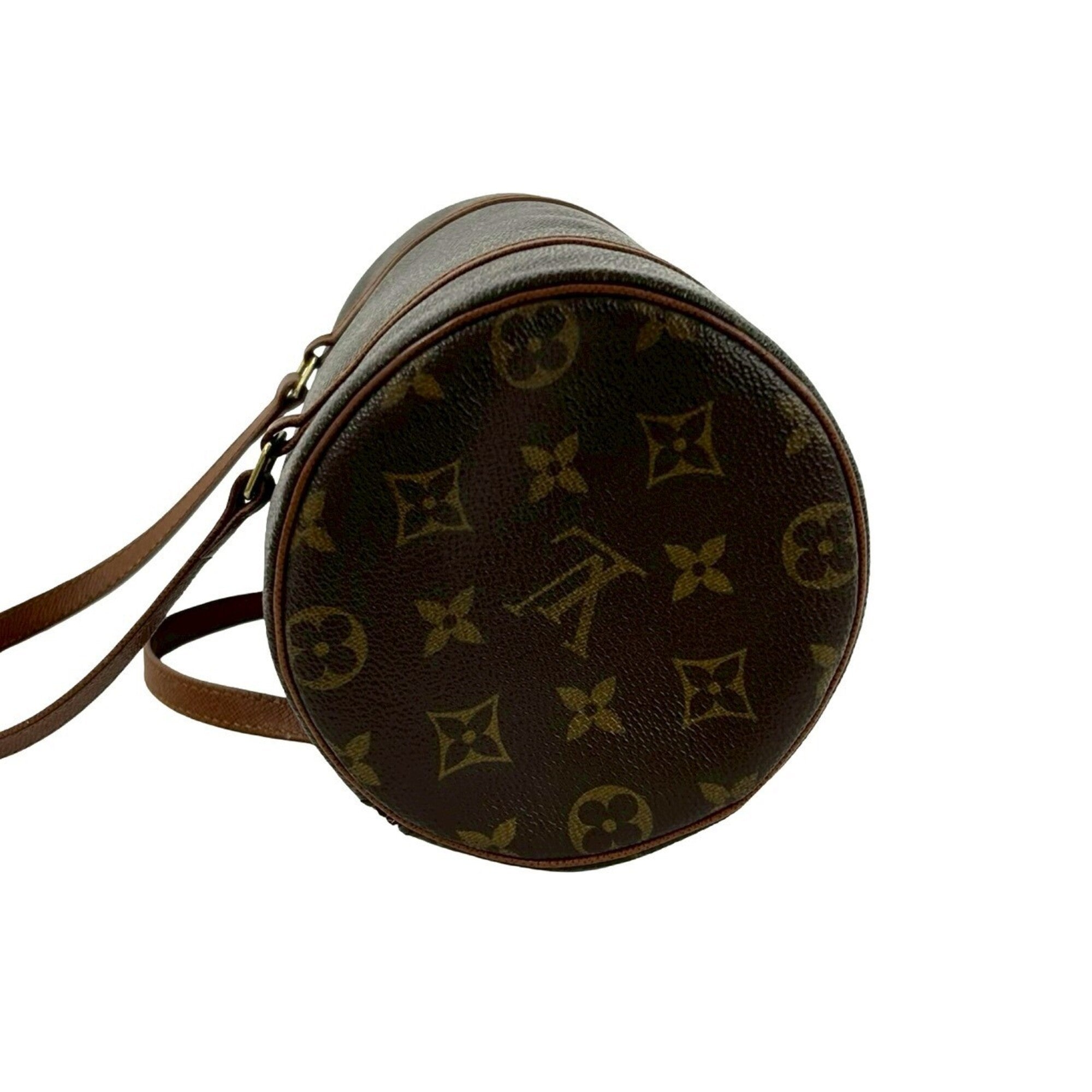 Louis Vuitton Brown Leather Pvc Boston Bag Handbag (Pre-Owned)