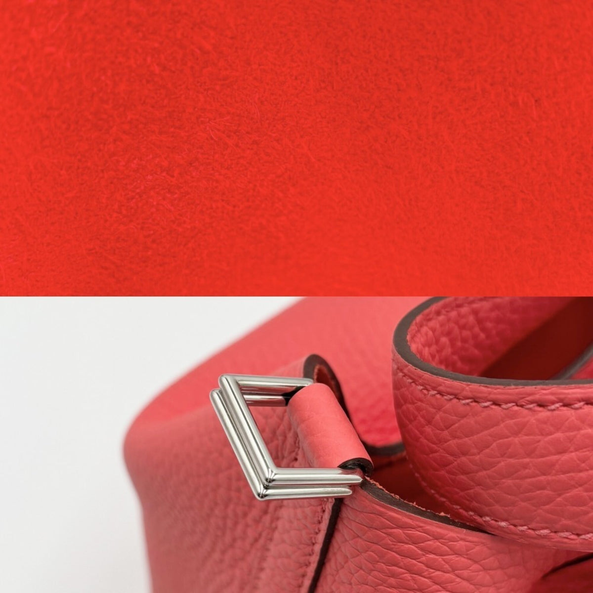 Hermes Red Color Handbag (Pre-Owned)