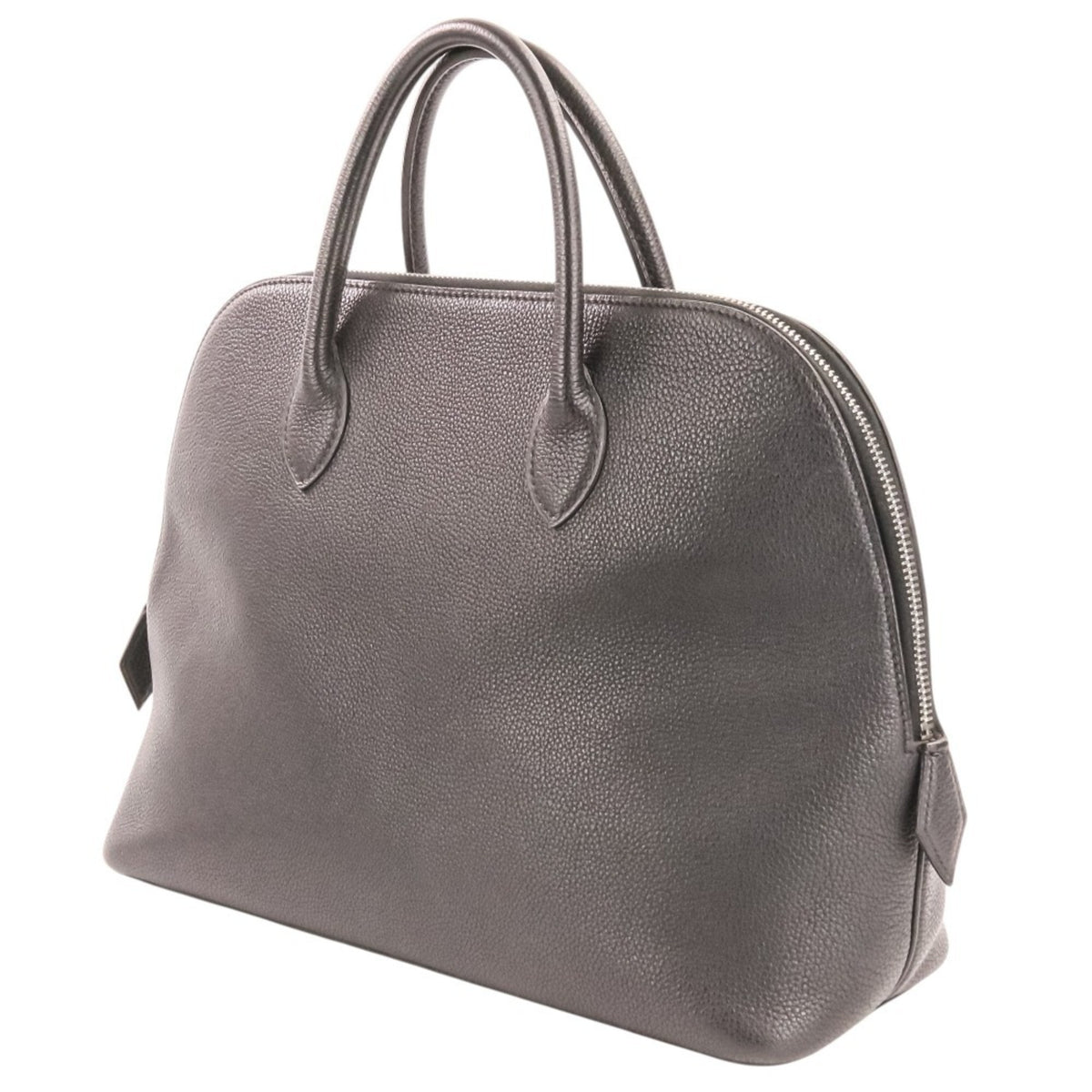 Hermes Black Leather Handbag (Pre-Owned)