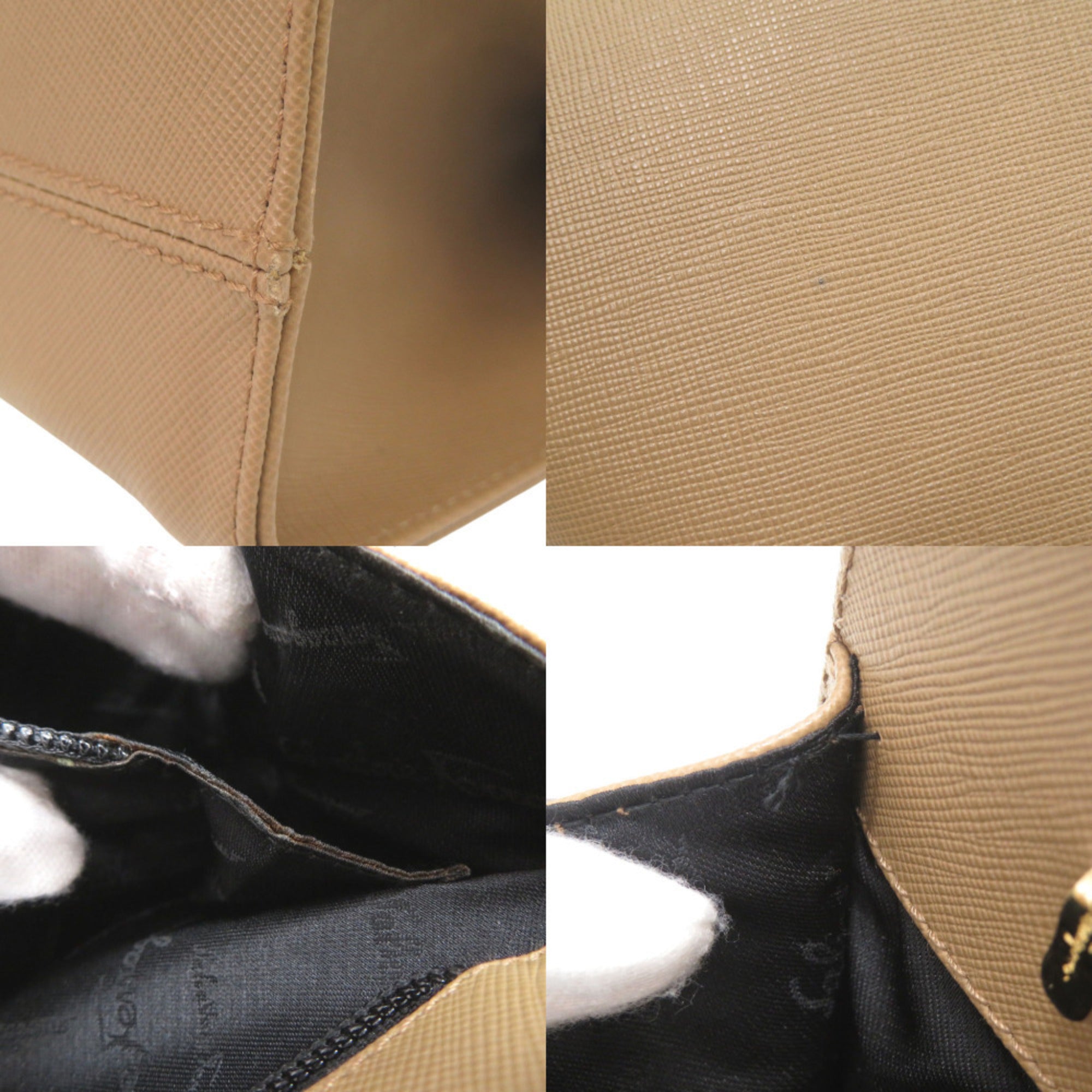 Salvatore Ferragamo Beige Leather Shoulder Bag (Pre-Owned)