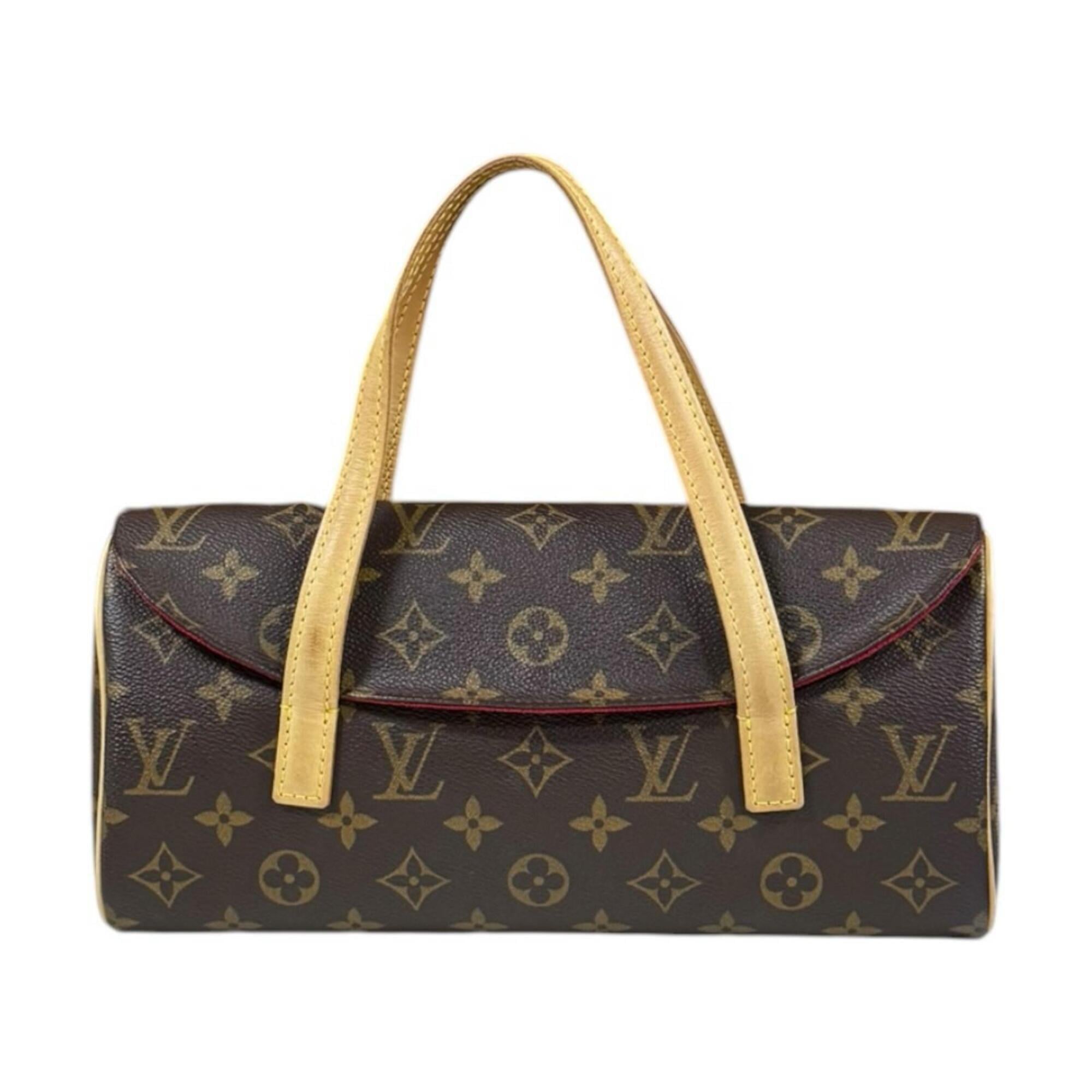 Louis Vuitton Brown Monogram Canvas Handbag (Pre-Owned)