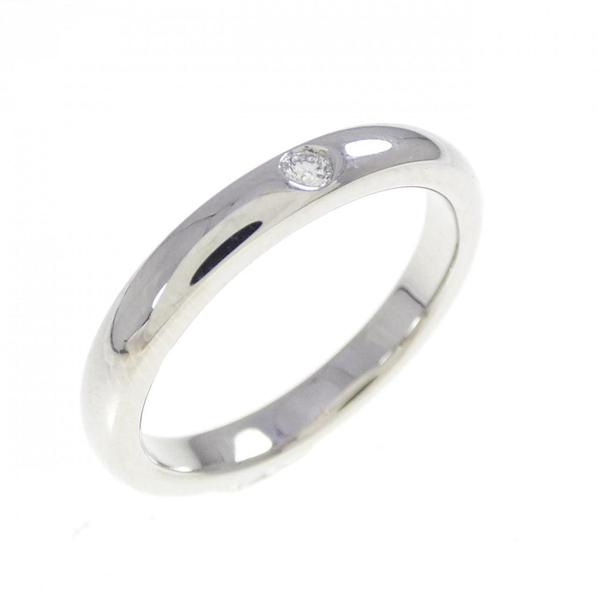 Tiffany Platinum Platinum 950 Band Ring (Pre-Owned)