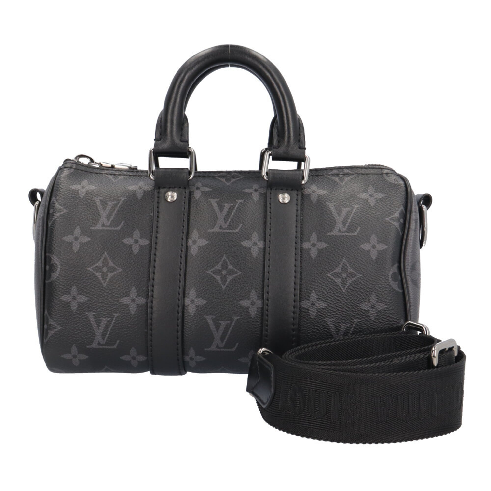 Louis Vuitton Black Gray Monogram Eclipse Shoulder Bag (Pre-Owned)