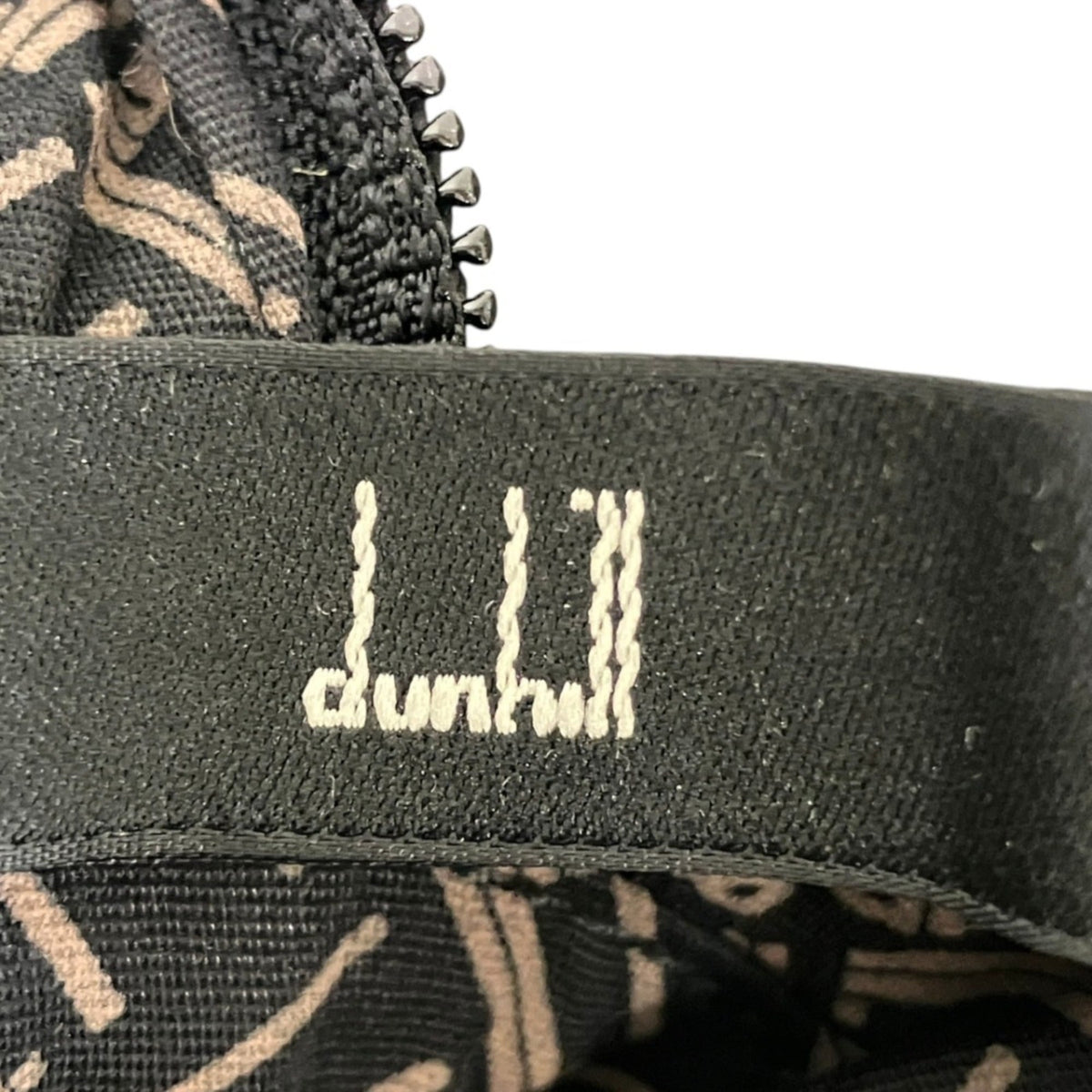 Dunhill Black Leather Clutch Bag (Pre-Owned)