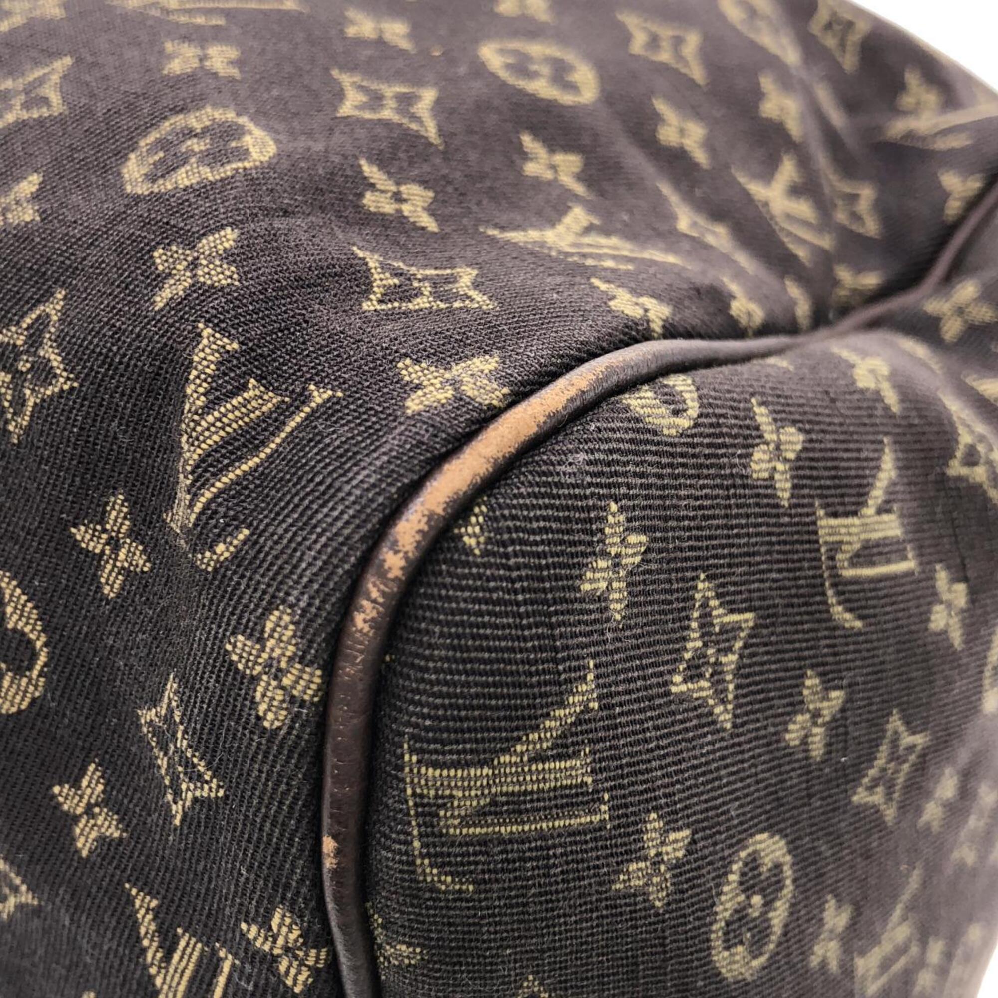 Louis Vuitton Monogram Mini Ebene Canvas Boston Bag (Pre-Owned)
