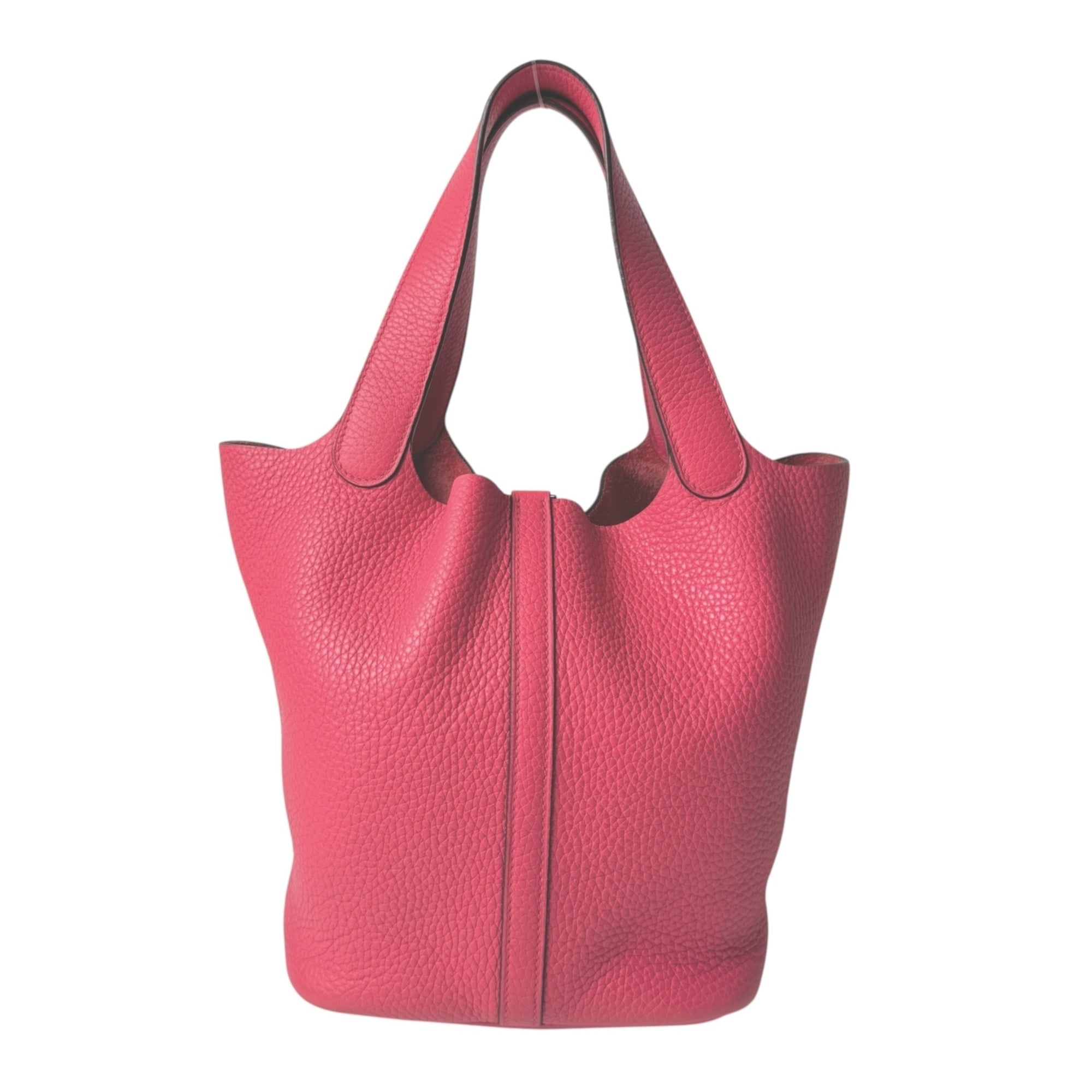 Hermes Taurillon Clemence Leather Handbag (Pre-Owned)