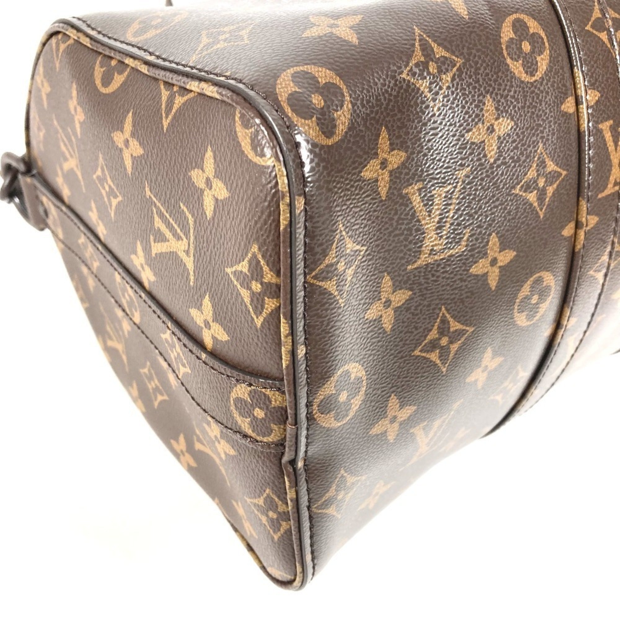 Louis Vuitton Brown Metallic Monogram Monogram Boston Bag Handbag Shoulder Bag (Pre-Owned)