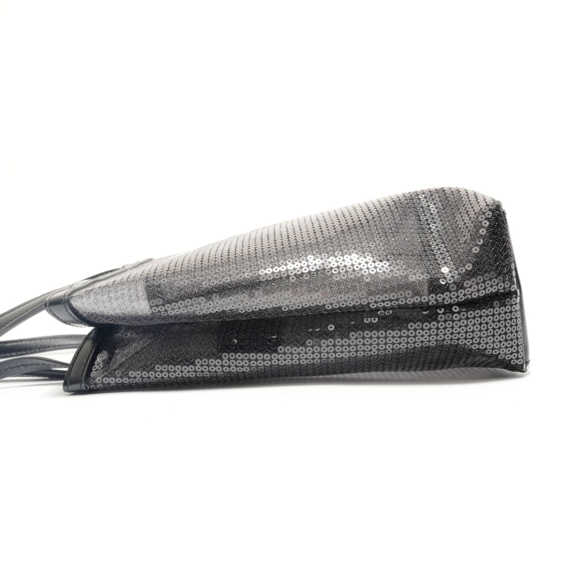 Prada Black Spangles Handbag Pouch (Pre-Owned)