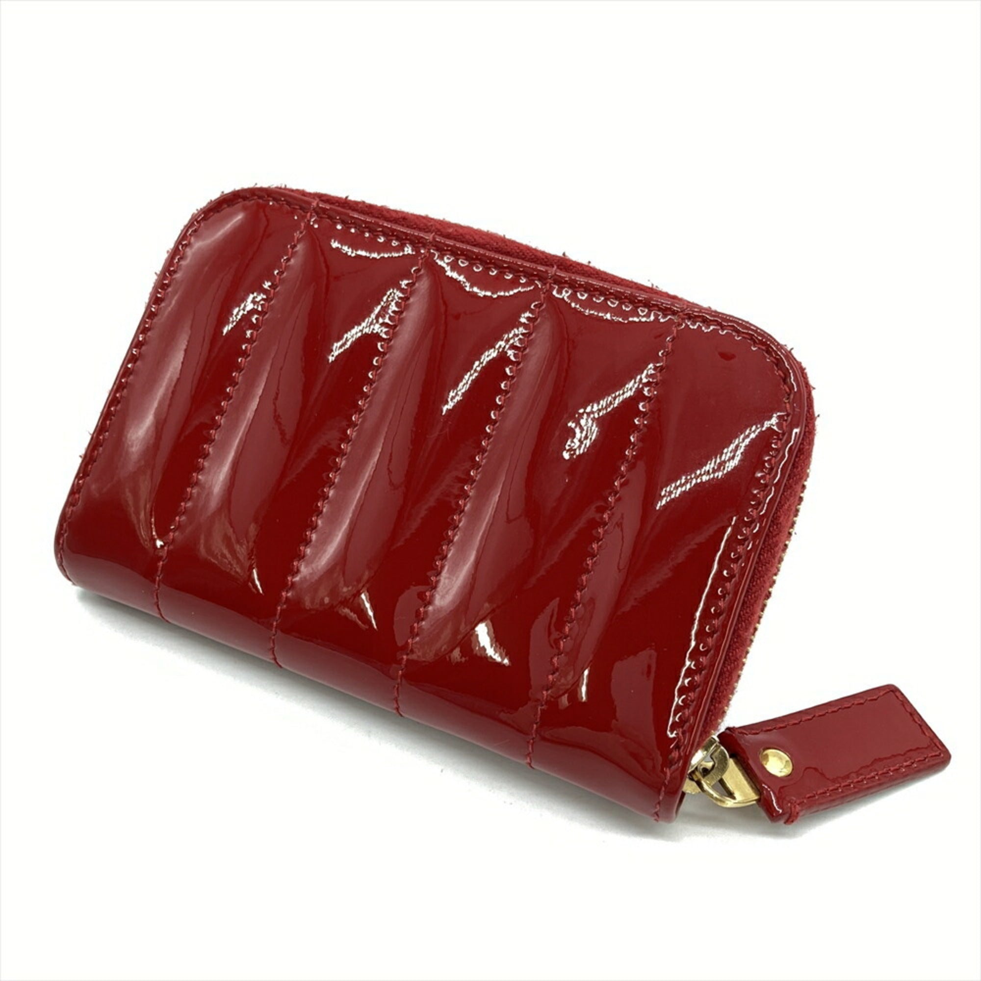 Saint Laurent Red Color Leather Coin Purse/Coin Case (Pre-Owned)