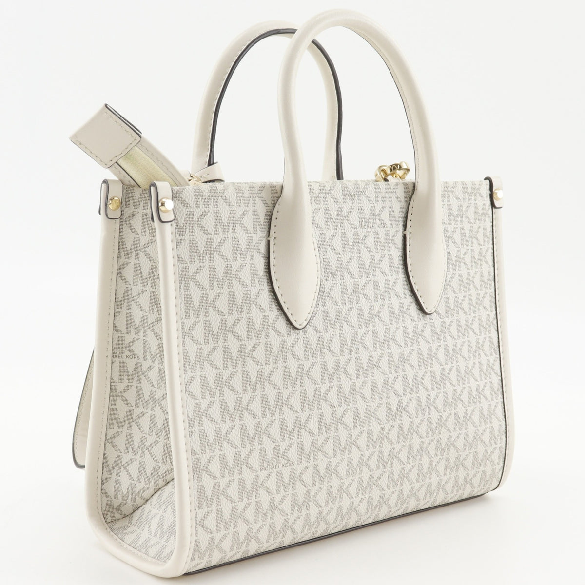 Michael Kors White Pvc Handbag (Pre-Owned)