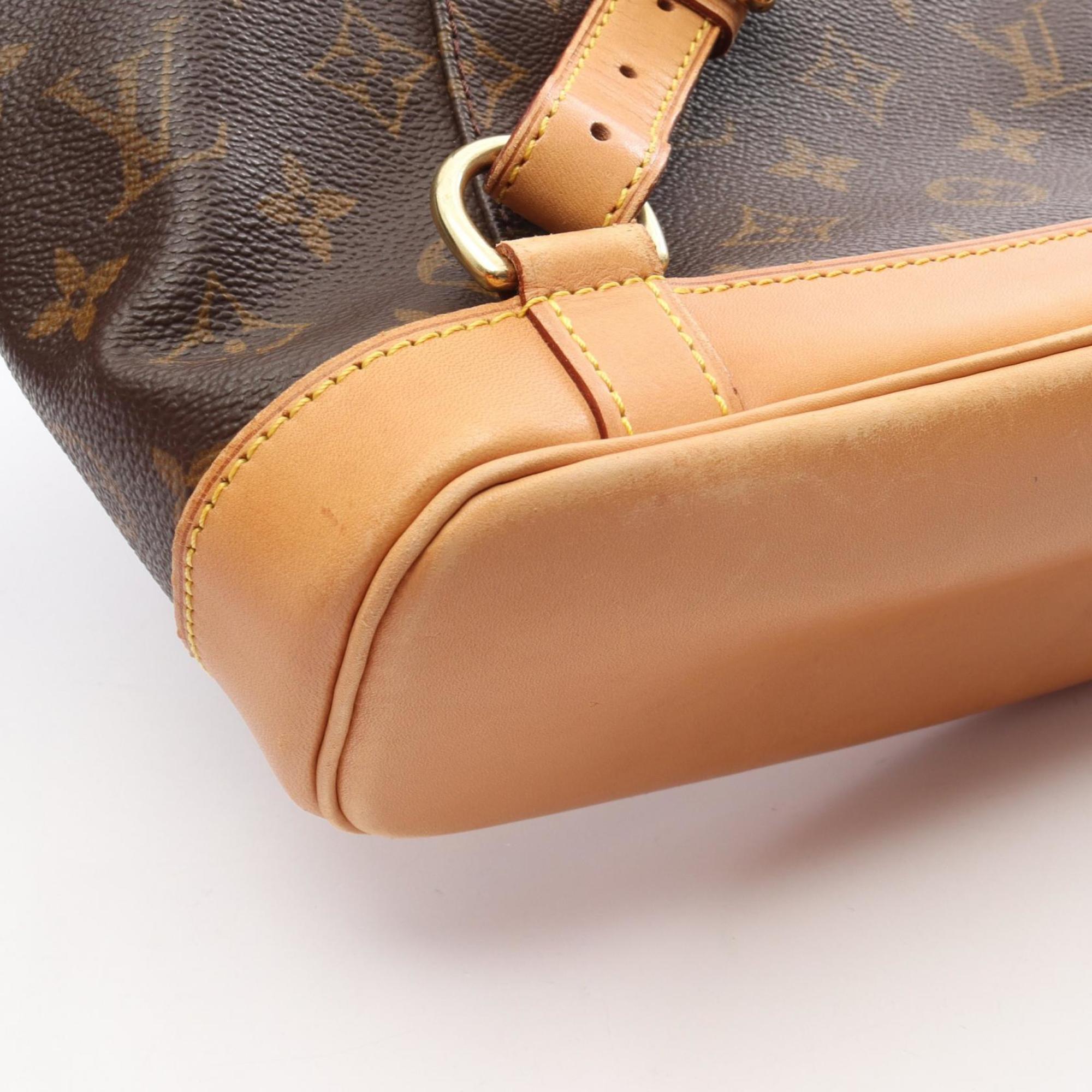 Louis Vuitton Brown Monogram Monogram Leather Backpack (Pre-Owned)