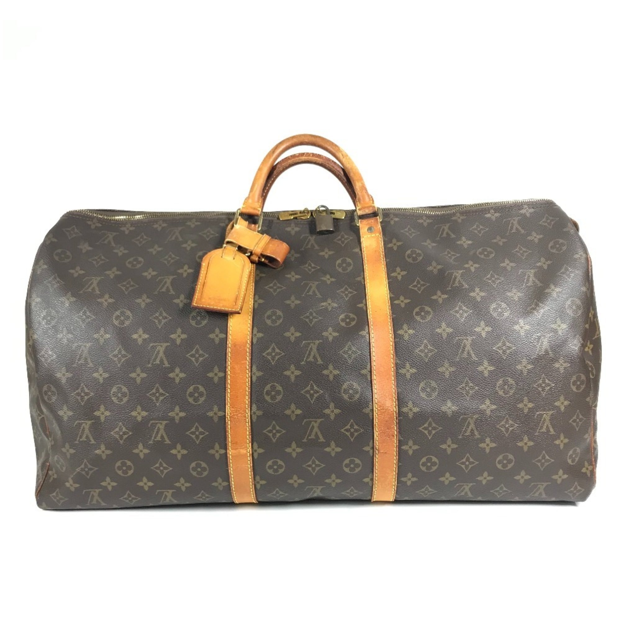 Louis Vuitton Brown Monogram Boston Bag Handbag (Pre-Owned)