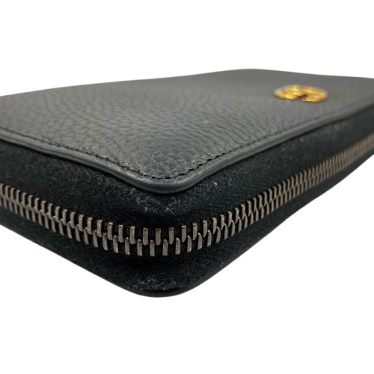 Gucci Bamboo Black Long Wallet (Bi-Fold) (Pre-Owned)