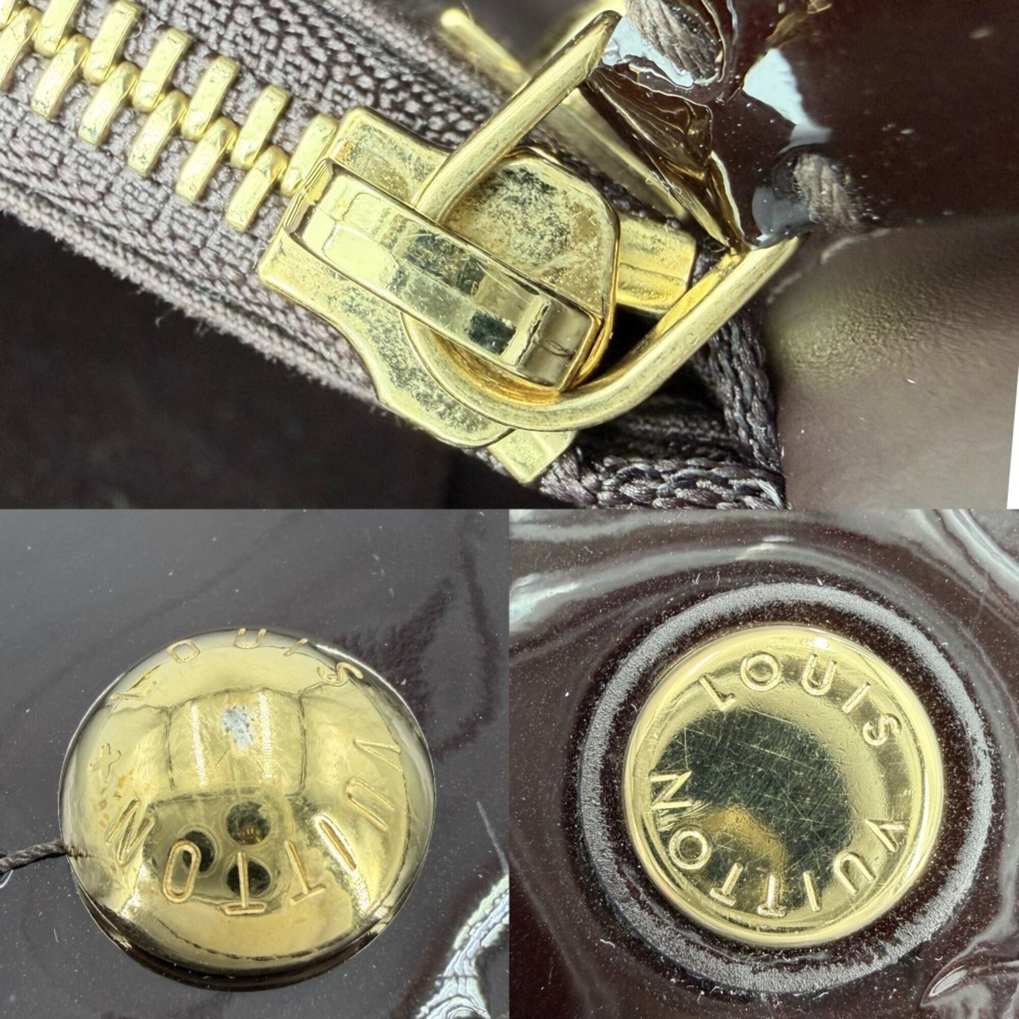 Louis Vuitton Monogram Vernis Amarante Monogram Vernis Handbag Shoulder Bag (Pre-Owned)