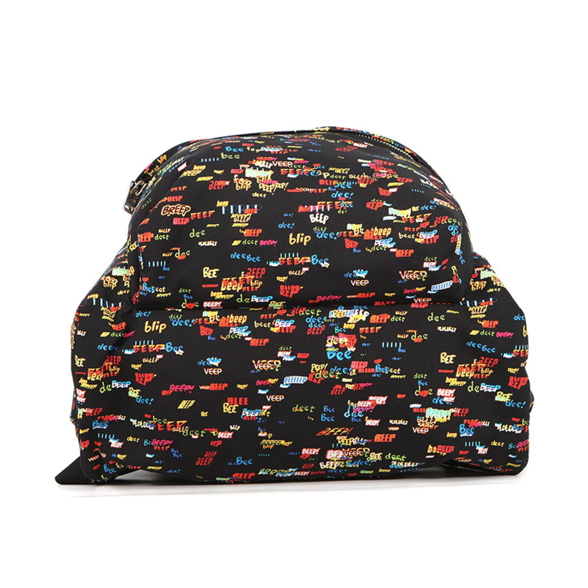 Celine Black Multi-Color Canvas Leather Backpack (Pre-Owned)