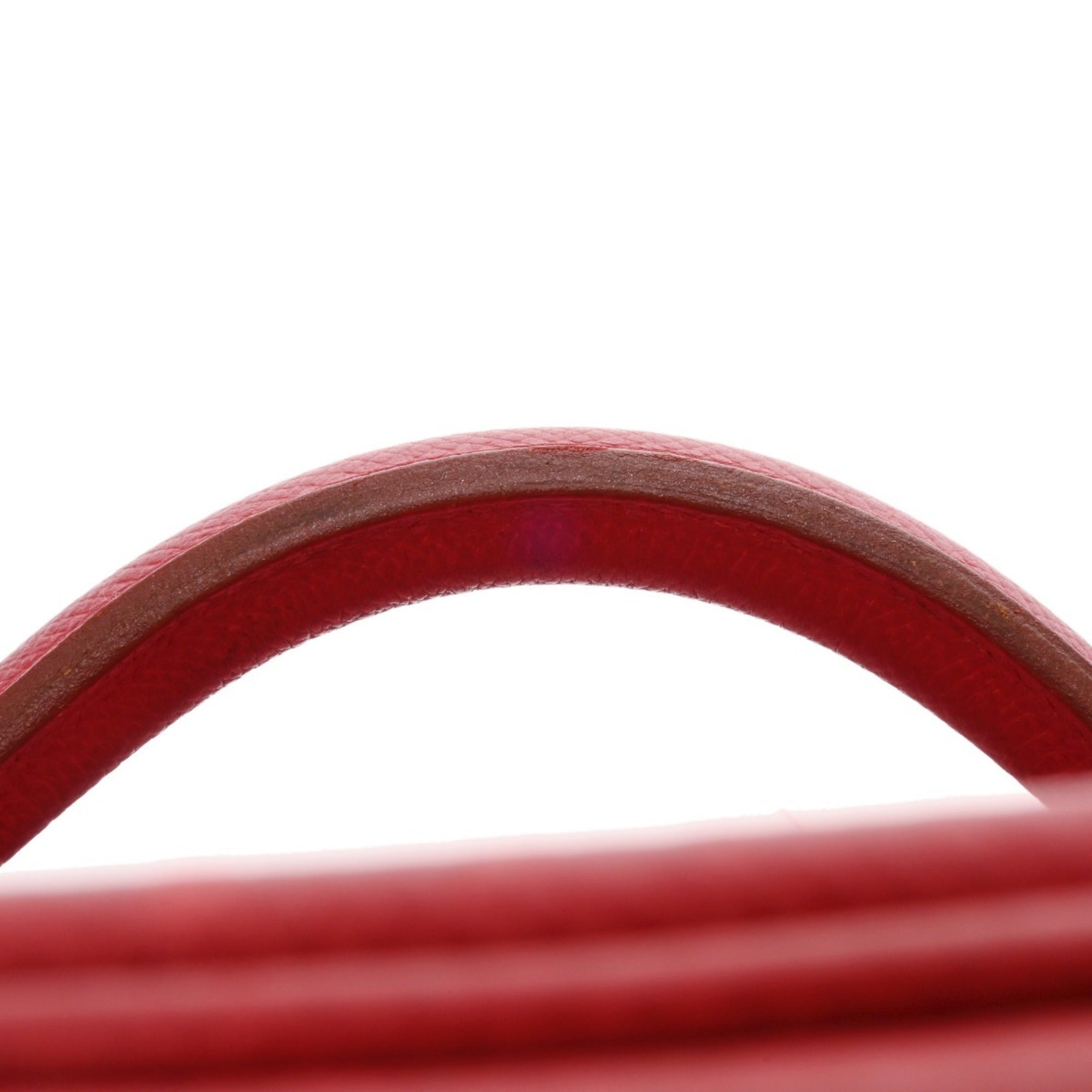 Hermes Rouge Vif Courchevel Leather Vanity Bag (Pre-Owned)