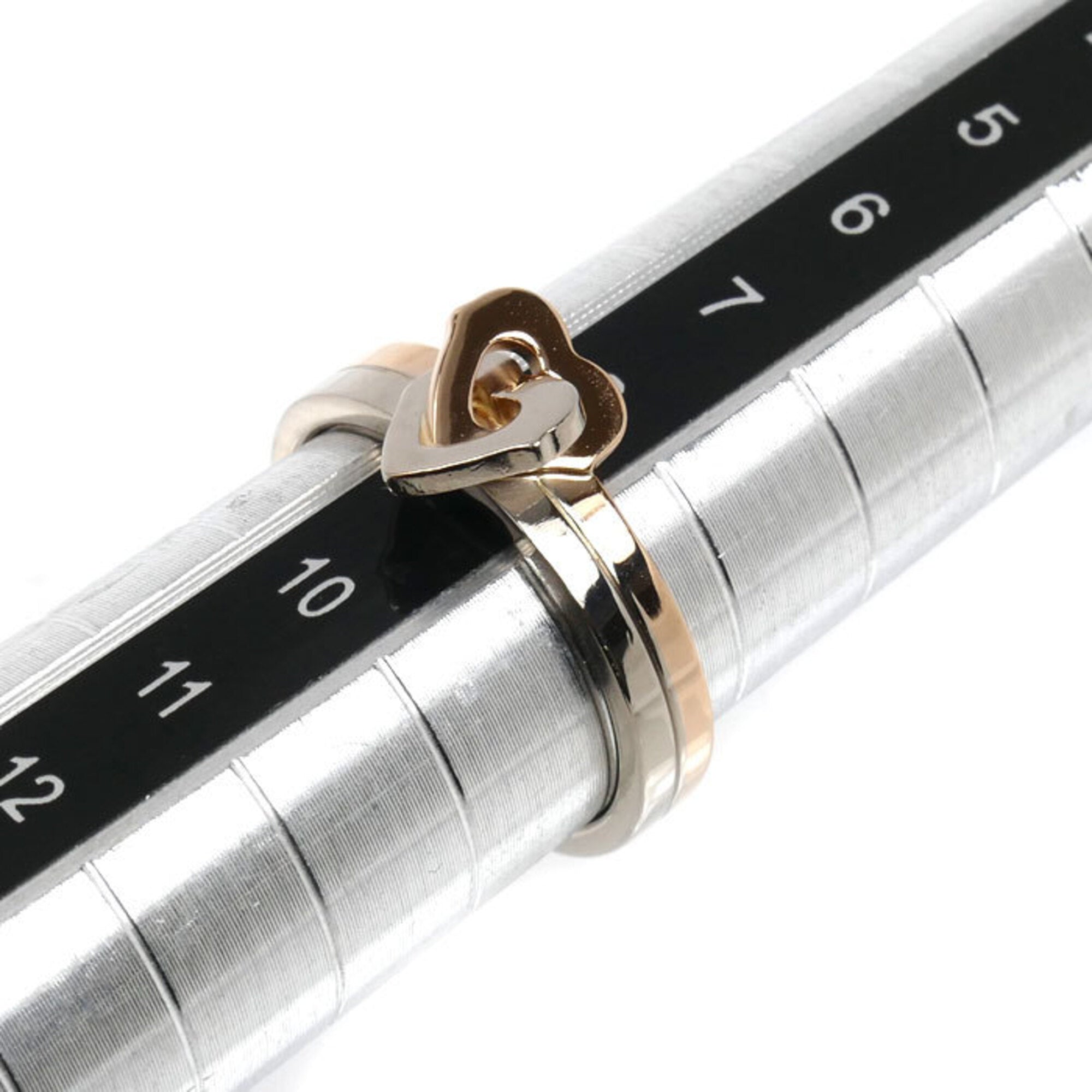 Cartier Pink Gold (18K) White Gold (18K) Band Ring (Pre-Owned)