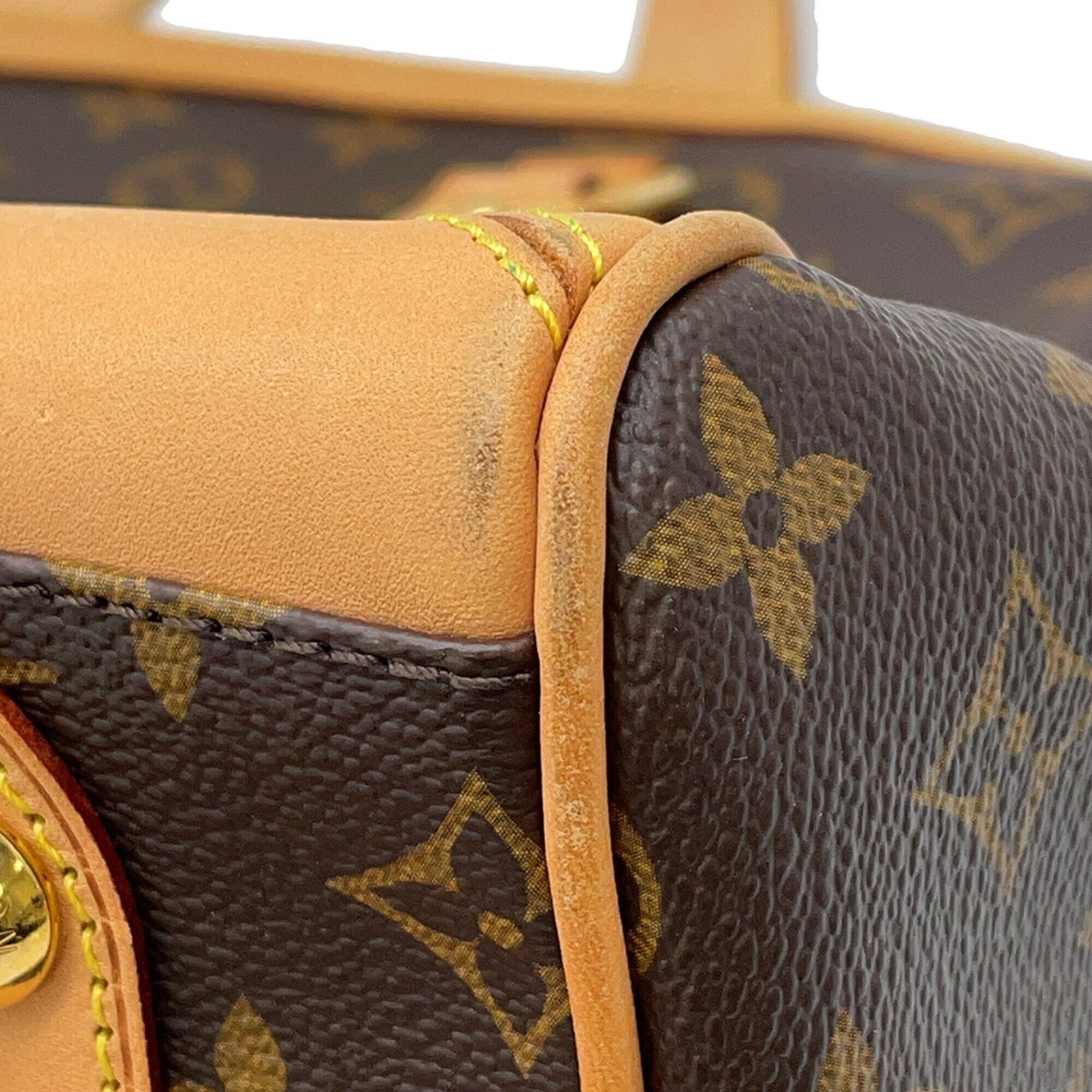 Louis Vuitton Monogram Beige Monogram Handbag Shoulder Bag (Pre-Owned)
