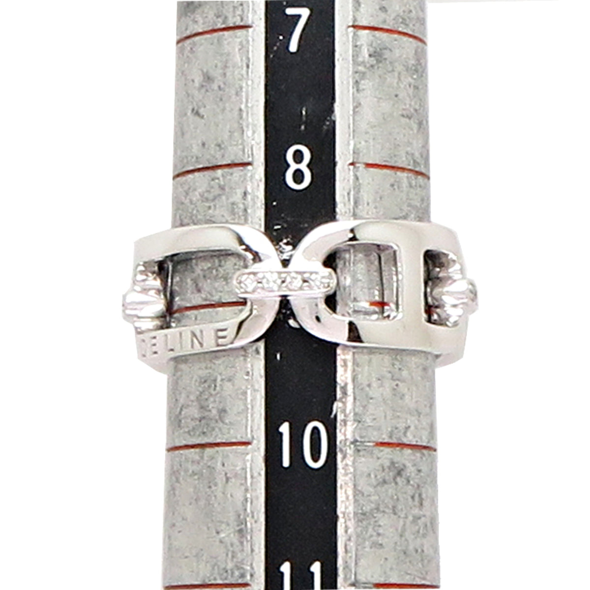 Celine White Gold (18K) Band Ring (Pre-Owned)