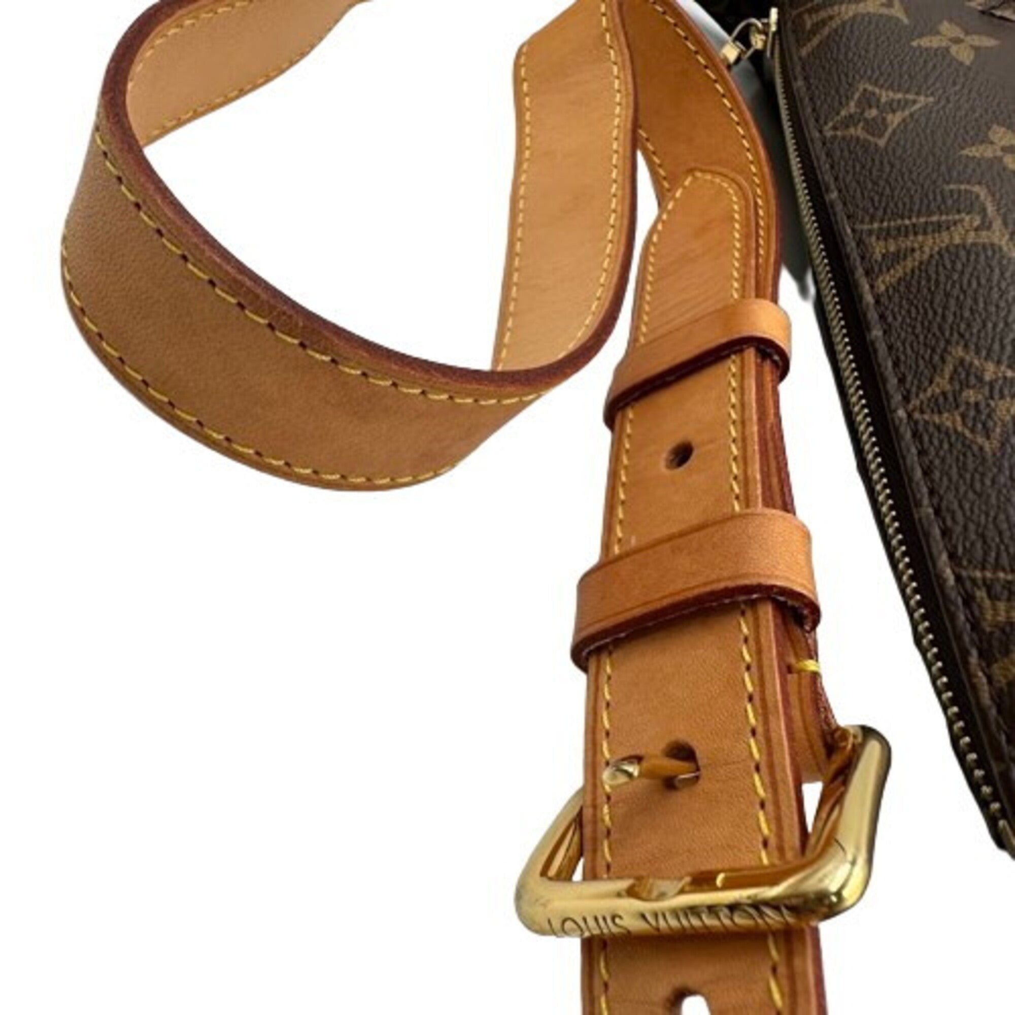 Louis Vuitton Brown Pvc Fanny Pack Sling Bag (Pre-Owned)