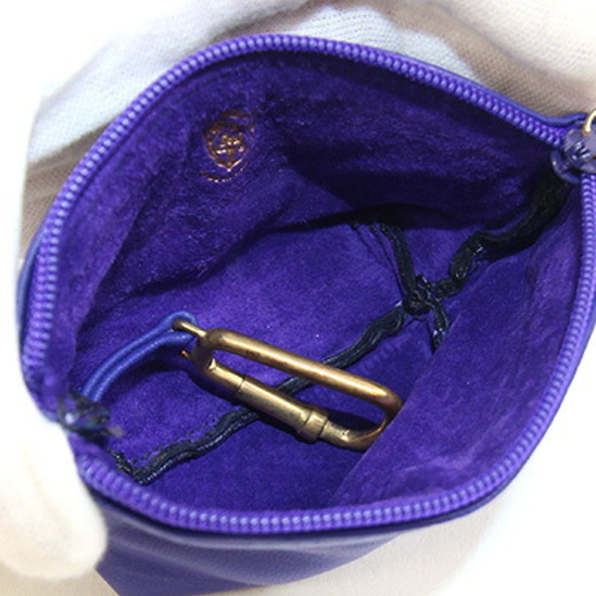 Gucci Blue Leather Coin Purse/Coin Case (Pre-Owned)