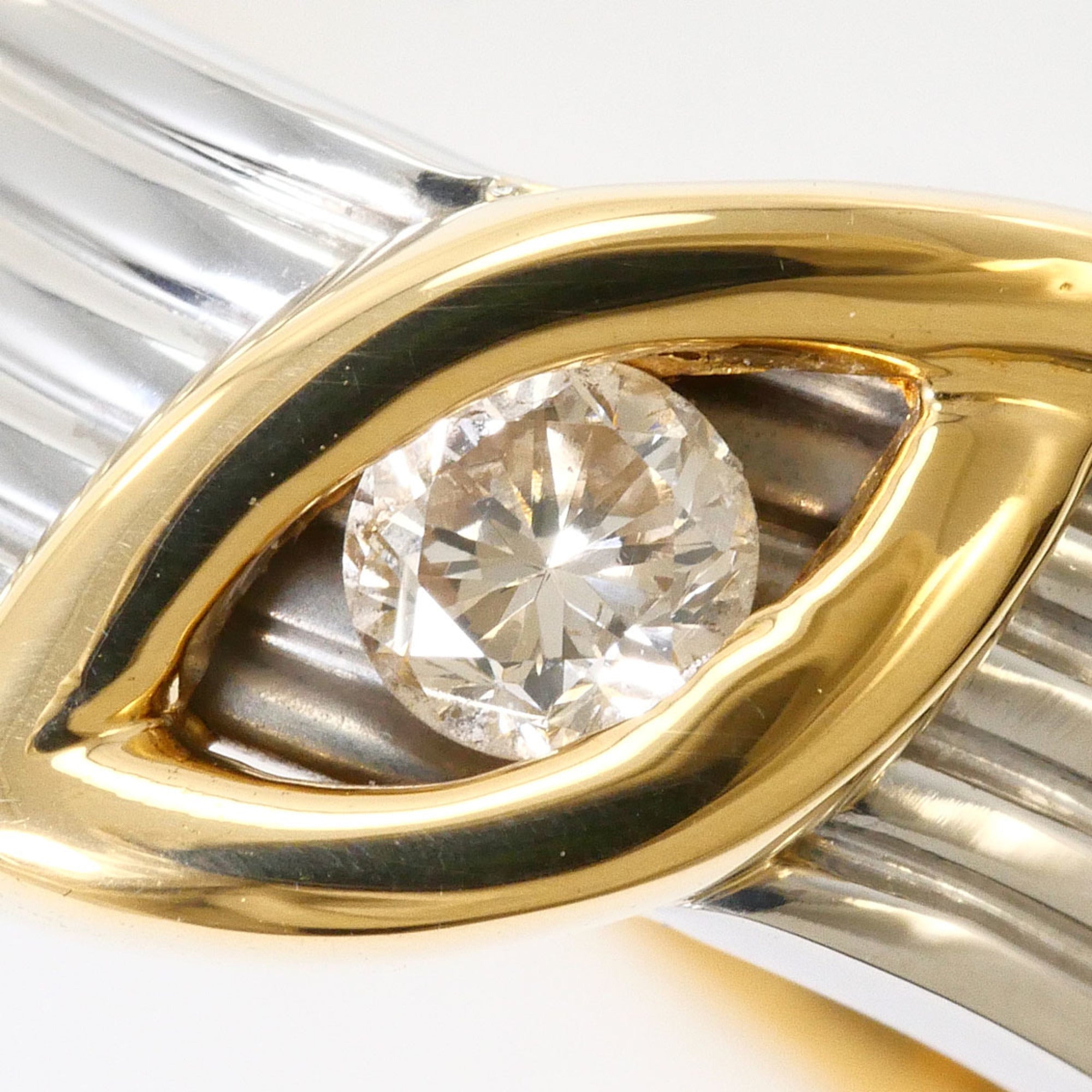 Unbranded Platinum Yellow Gold Yellow Gold (18K) Platinum 900 Band Ring (Pre-Owned)