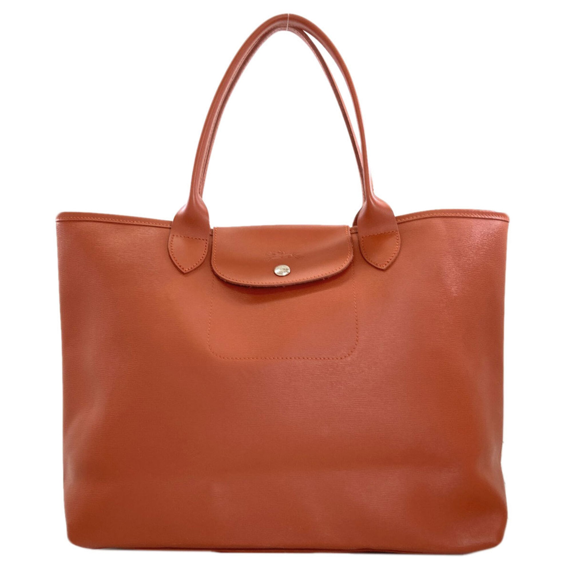Longchamp Le Pliage Brown Pvc Tote Bag (Pre-Owned)