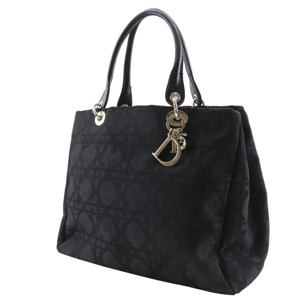 Christian Dior Black Nylon Canvas Tote Bag (Pre-Owned)