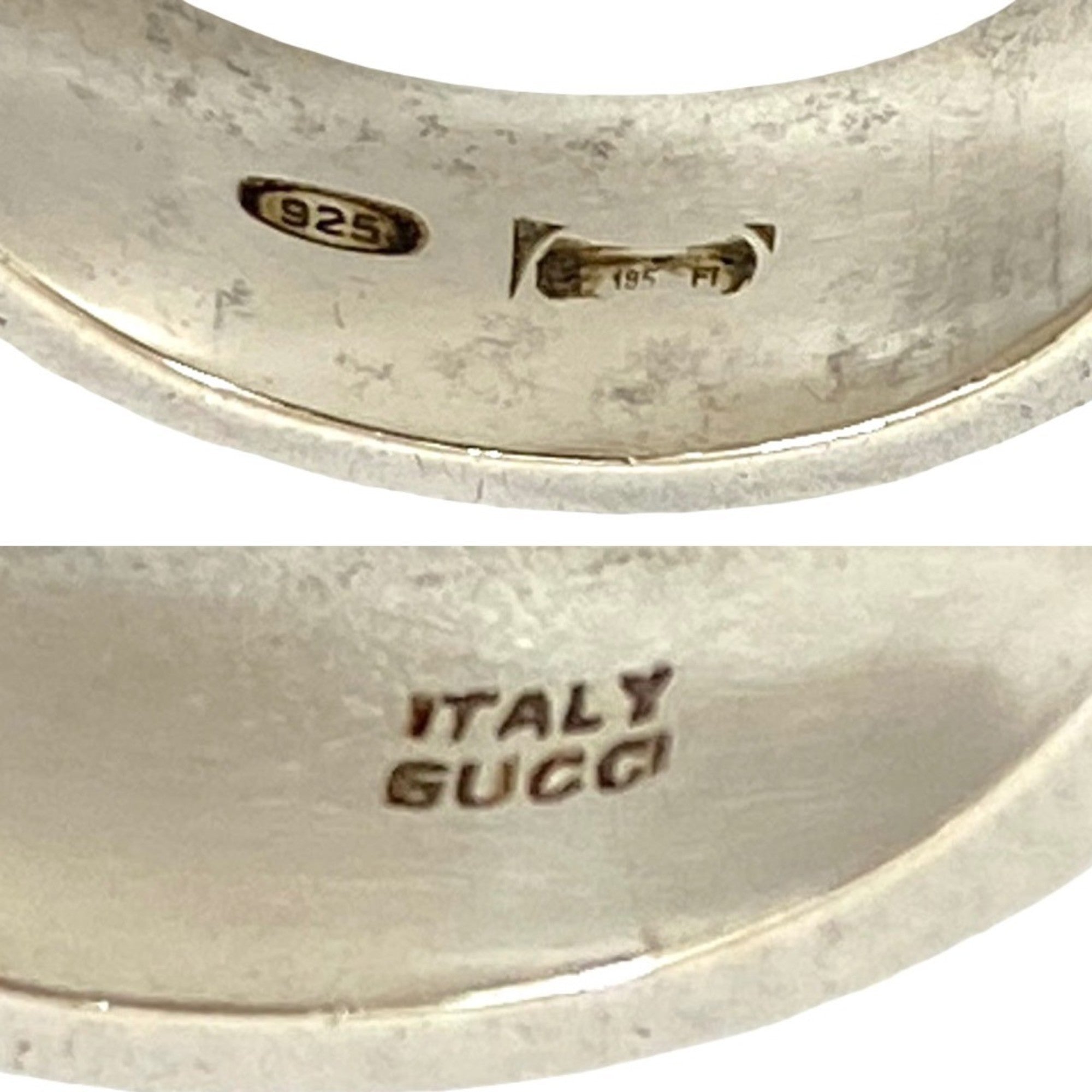 Gucci Silver Silver 925 Band Ring (Pre-Owned)