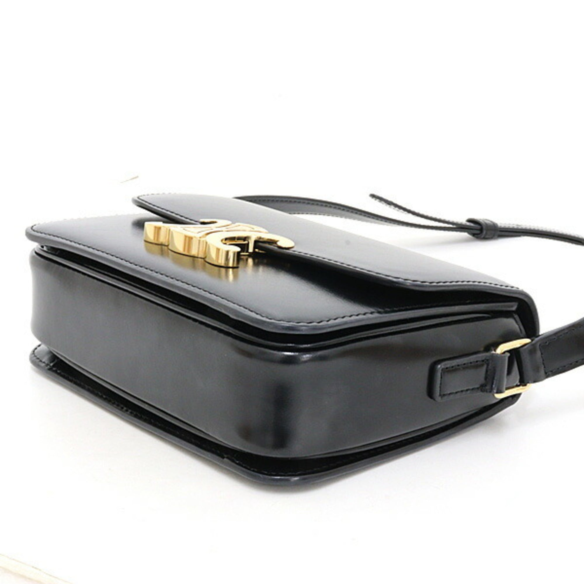 Celine Shopper Black Leather Shoulder Bag (Pre-Owned)