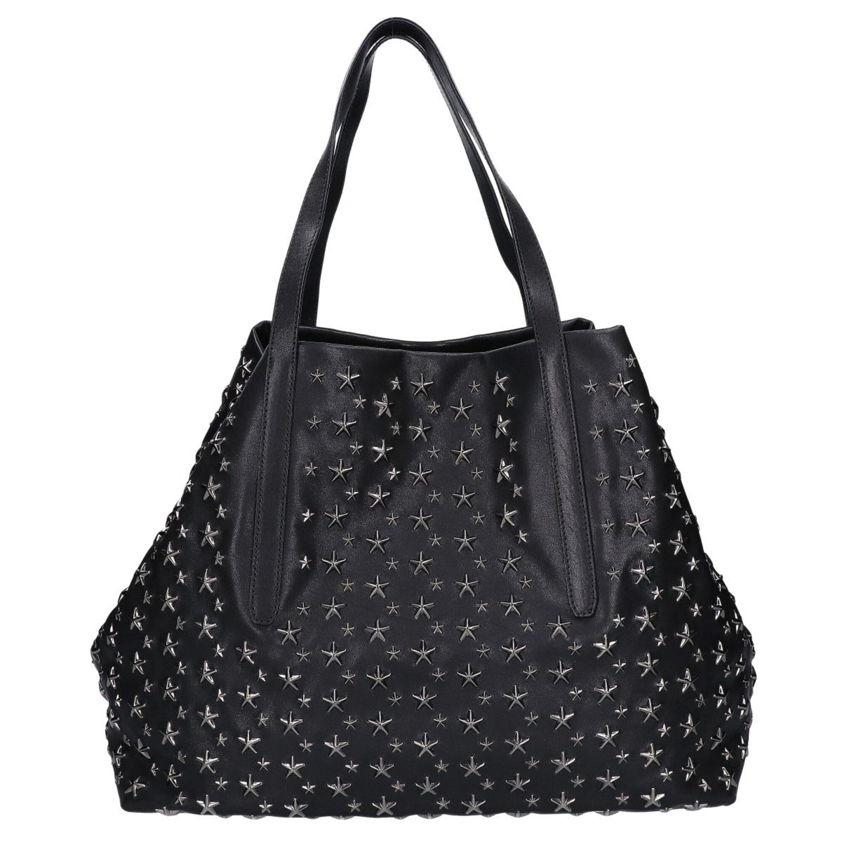 Jimmy Choo Black Leather Tote Bag (Pre-Owned)