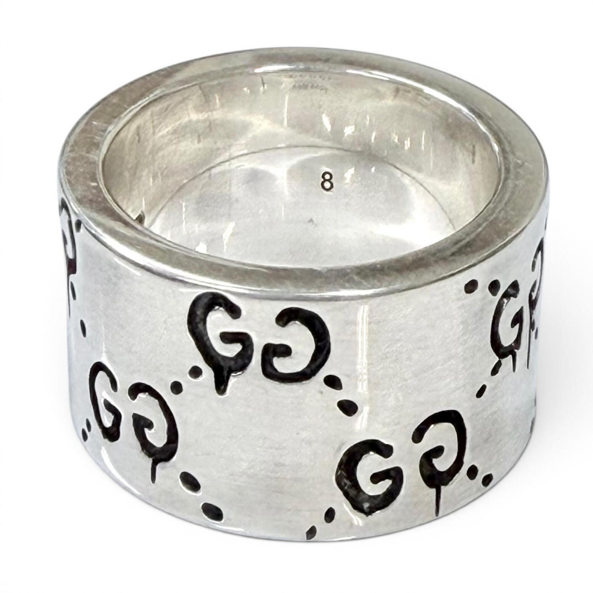 Gucci Silver Silver 925 Band Ring (Pre-Owned)