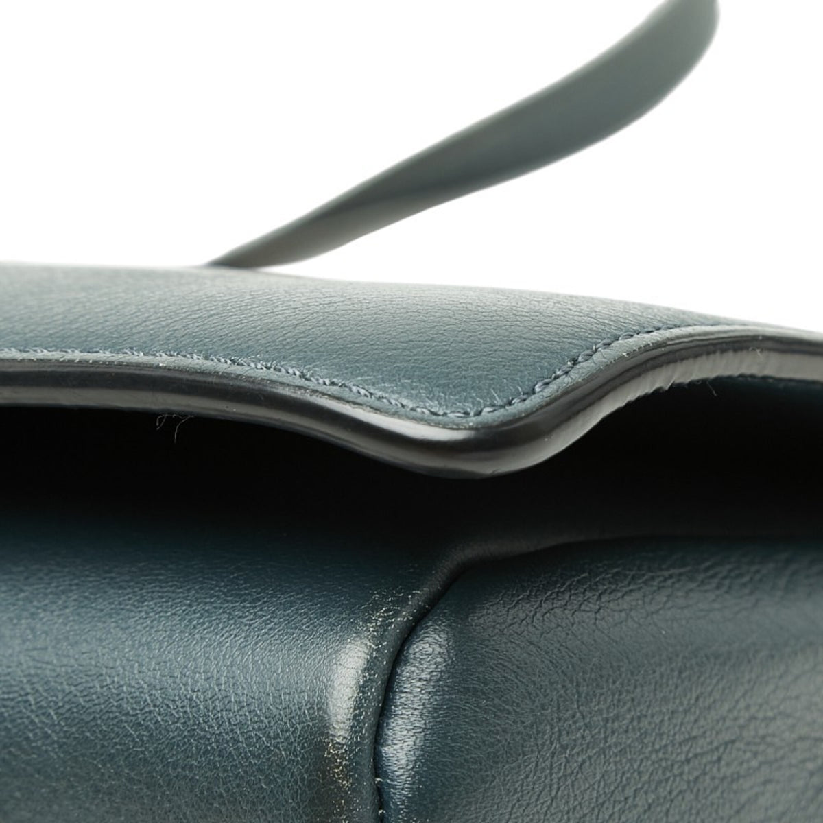Chloé Gray Leather Shoulder Bag (Pre-Owned)