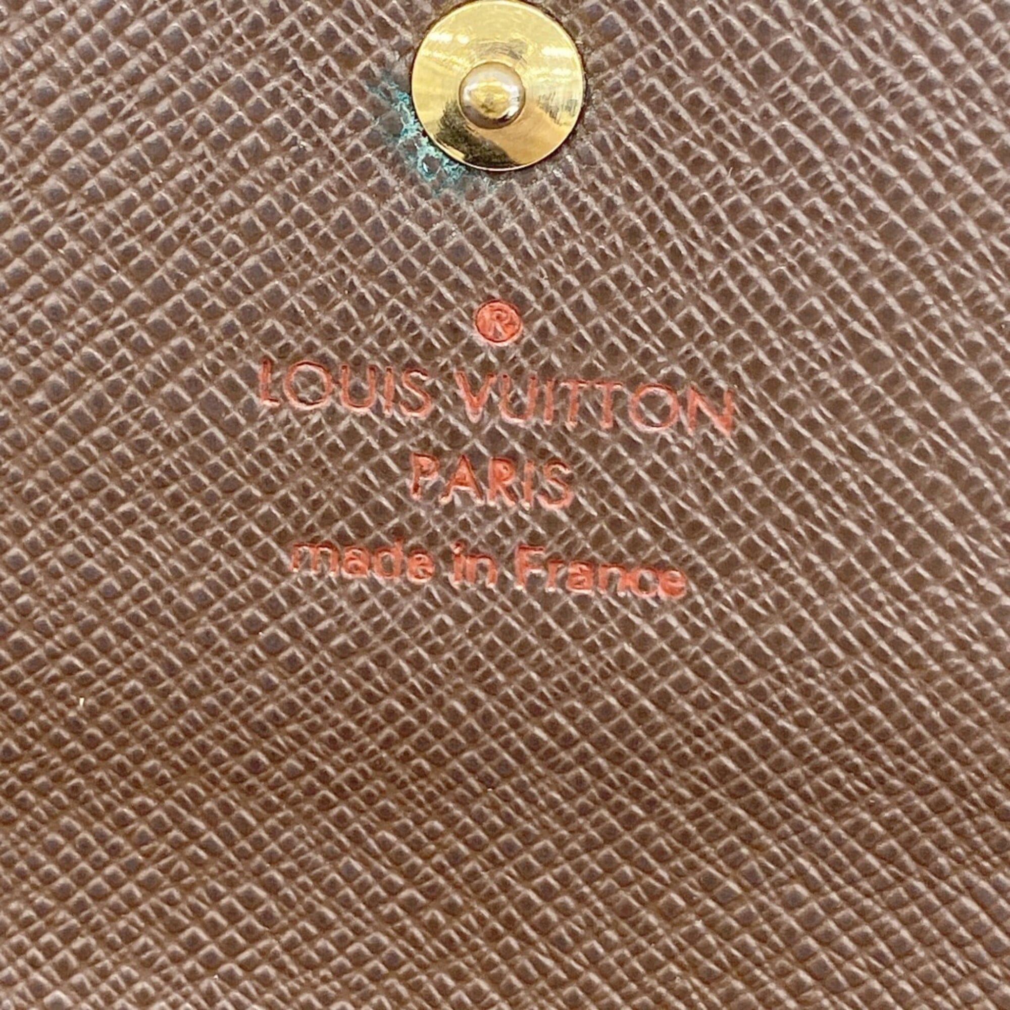 Louis Vuitton Ebene Long Wallet (Tri-Fold) (Pre-Owned)