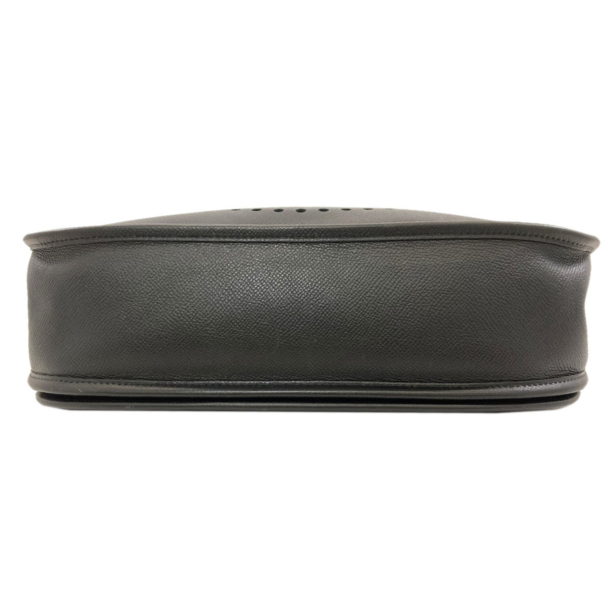 Hermes Evelyne Black Epsom Leather Shoulder Bag (Pre-Owned)