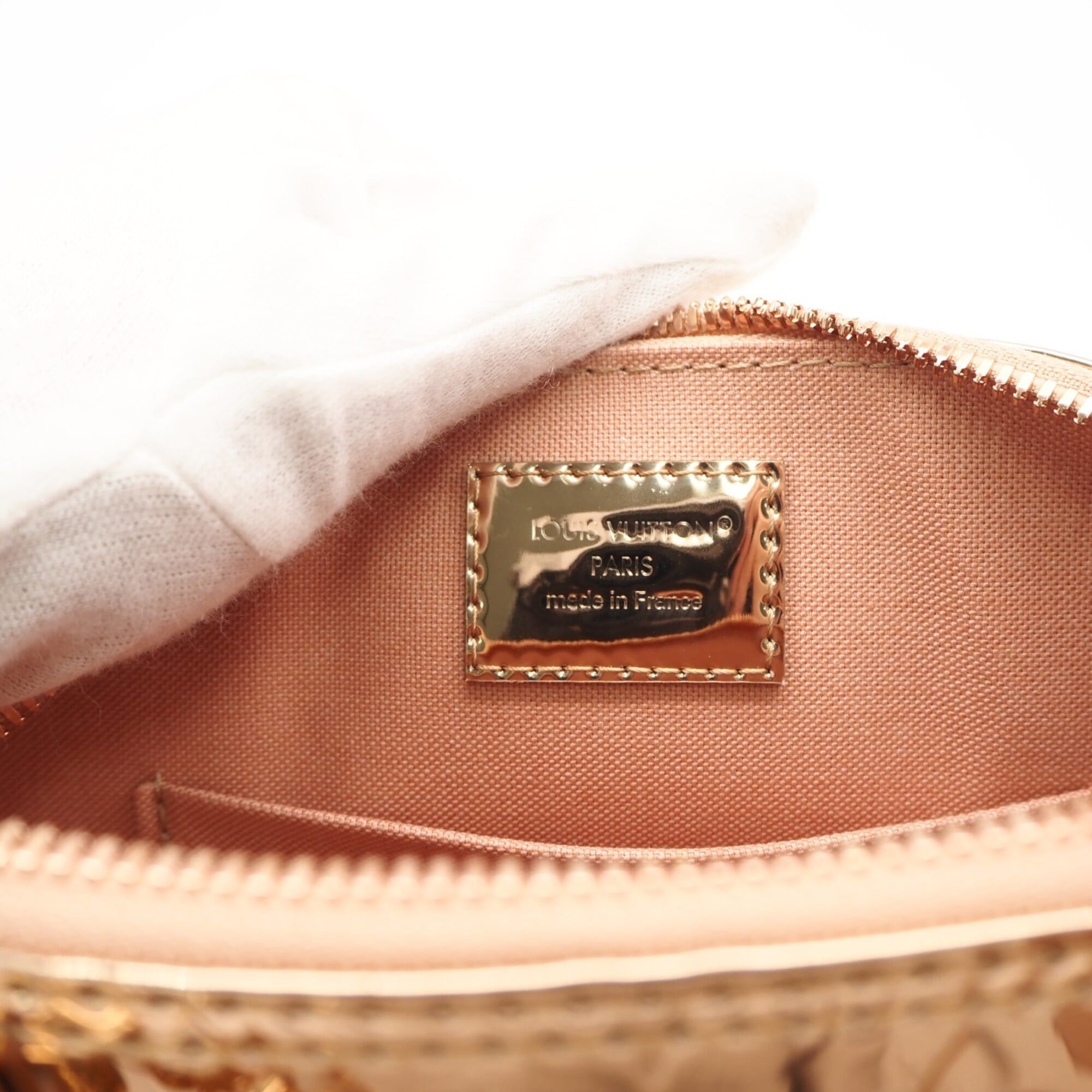 Louis Vuitton Bronze Coated Canvas Handbag (Pre-Owned)
